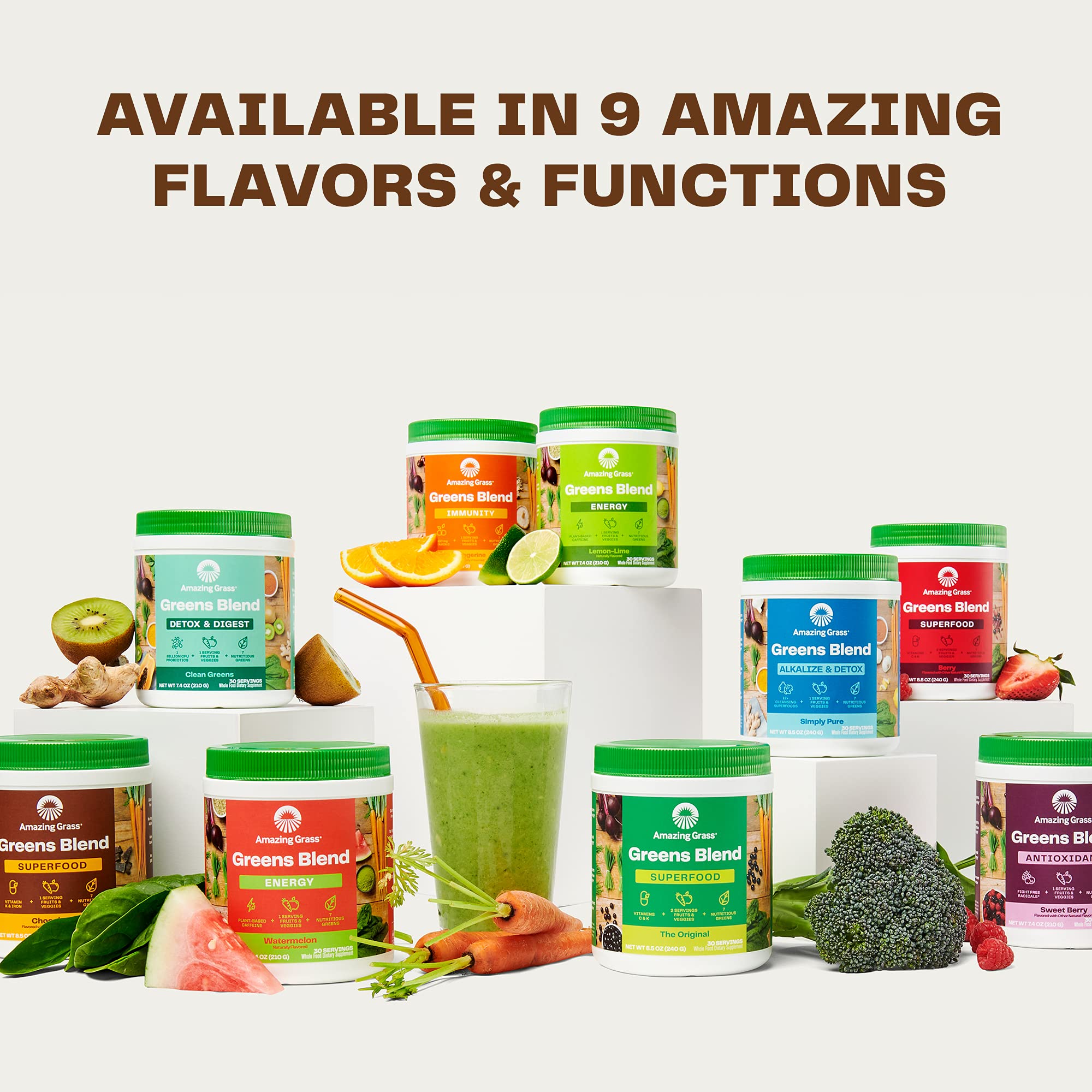 Amazing Grass Greens Blend Superfood: Super Greens Powder Smoothie Amazing Grass buy supplements canada