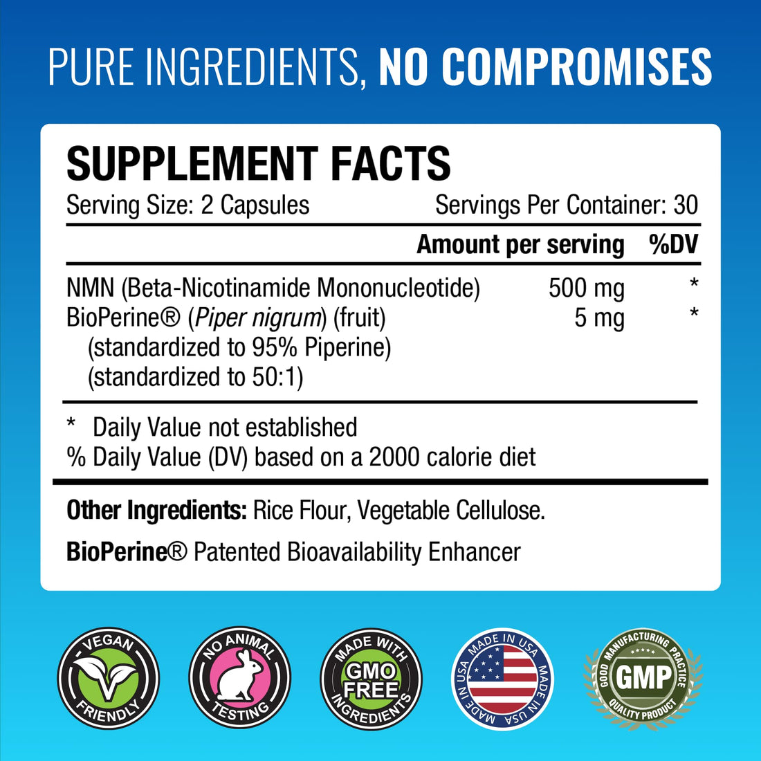 Approved Science NMN - 500mg Stable NMN - Cellular Energy, Healthy Aging - Pack of 1 - Made in USA - Vegan Approved Science buy supplements canada