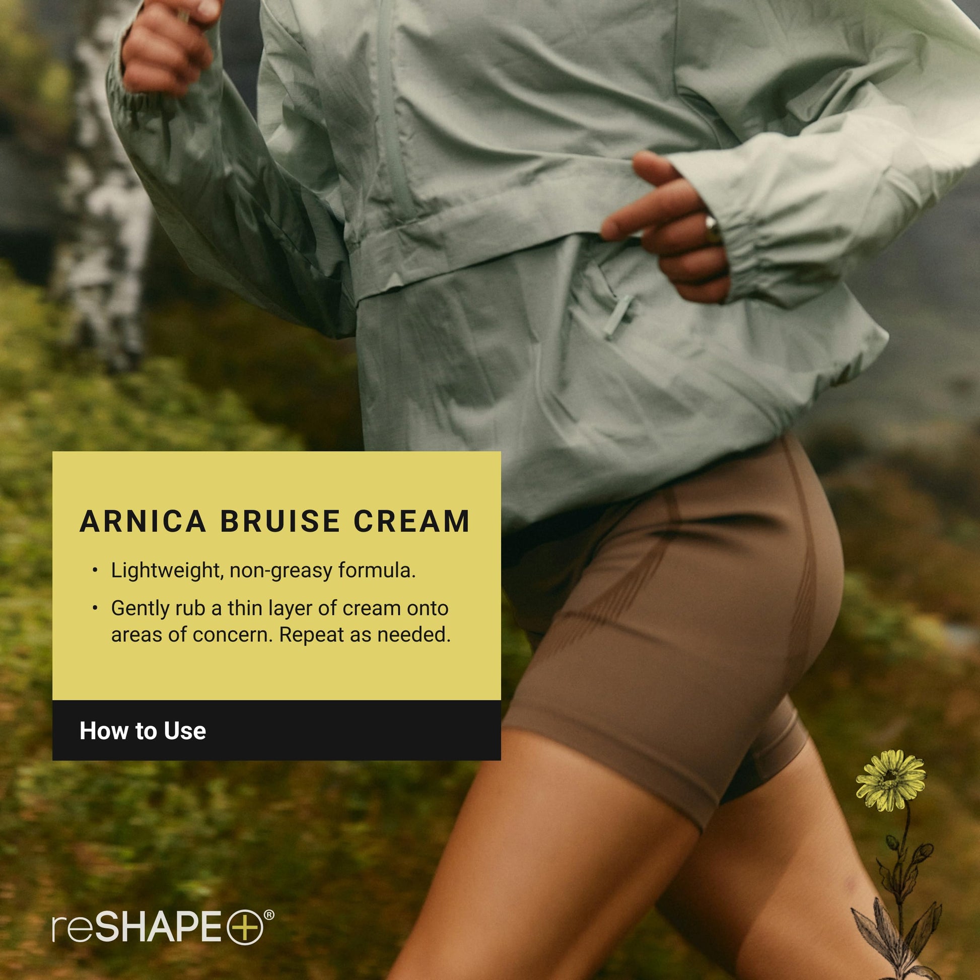 Reshape+ Arnica Bruise Relief Topical Cream For Bruising, Swelling, & Discoloration On Skin, Natural Skin Care Homeopathic Arnica Lotion W/Vitamin K, Horse Chestnut, & Collagen, 8 Fl Oz (2-Pack) Reshape+ buy supplements canada