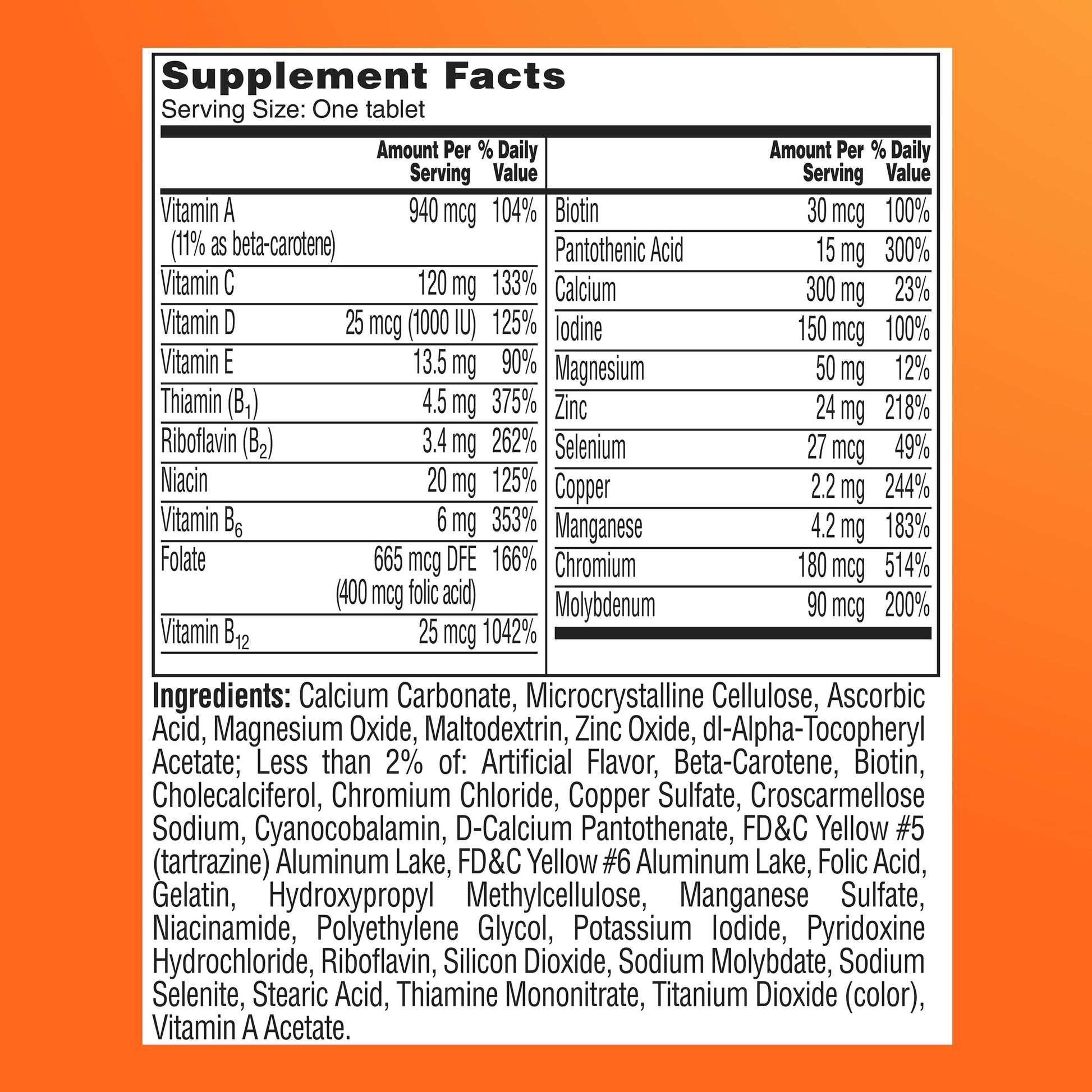 One A Day Multivitamin for Women 50 and Over Tablets, Womens Multivitamin 50 plus with Vitamins D, C, E, Zinc & Biotin, Daily Vitamins ONE A DAY buy supplements canada