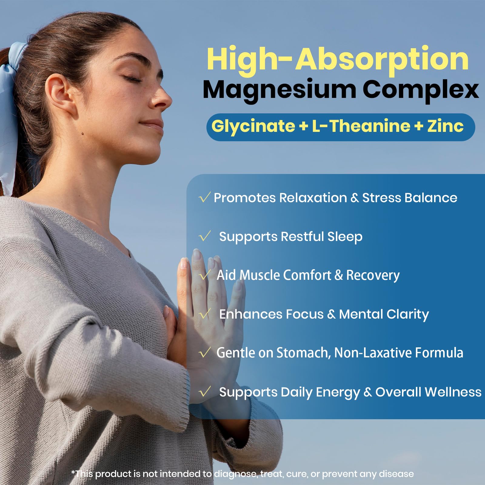 AROFUM Magnesium Glycine 200 mg, with L-theanine and Zinc Glycine – Magnesium Supplement to Help Soothe Emotions, Balance Stress, and Promote restful Sleep – Non-GMO Vegan Capsules, 120 Capsules Arofum buy supplements canada