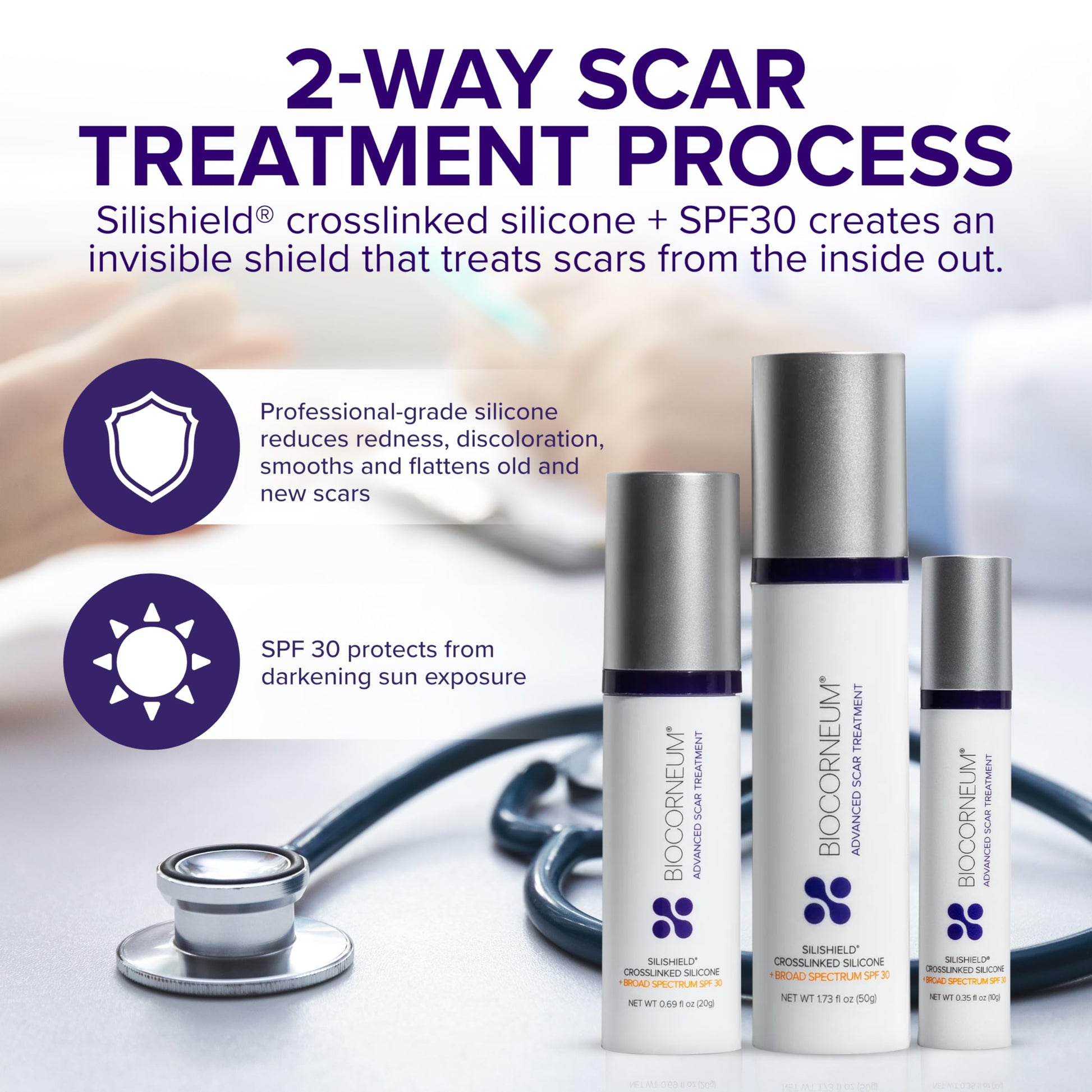 Biocorneum Advanced Scar Treatment with Silishield® & SPF 30 10g – Medical Grade Silicone Gel to Support Healing of Surgical Scars and Marks BIOCORNEUM buy supplements canada
