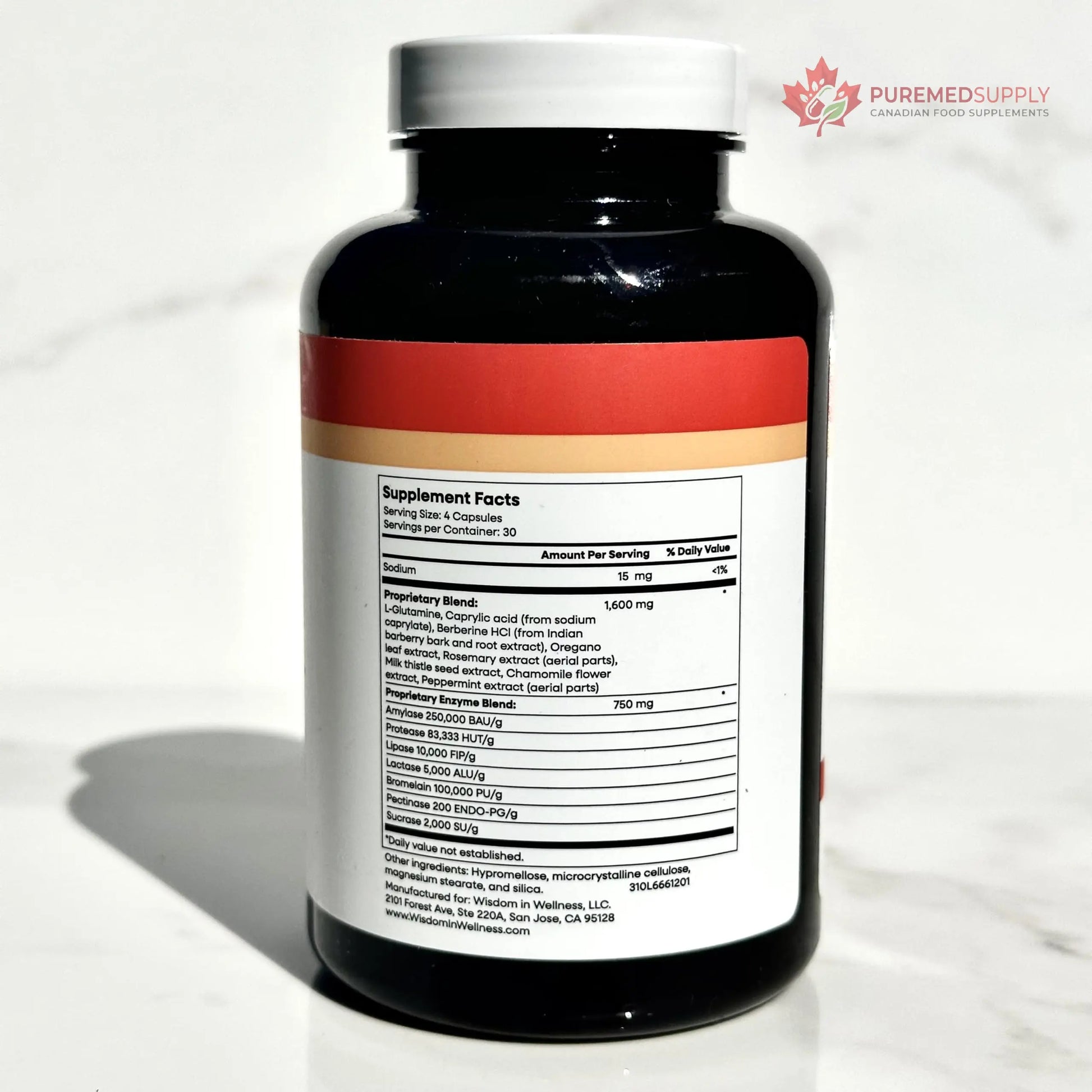 Wisdom In Wellness Gut Optimyze - 120 Digestive Health Capsules - Vitamins & Probiotics for Gut Health - Complete for Men & Women - Digestive Gut Health Pills - Healthy Gut Probiotics Wisdom In Wellness buy supplements canada