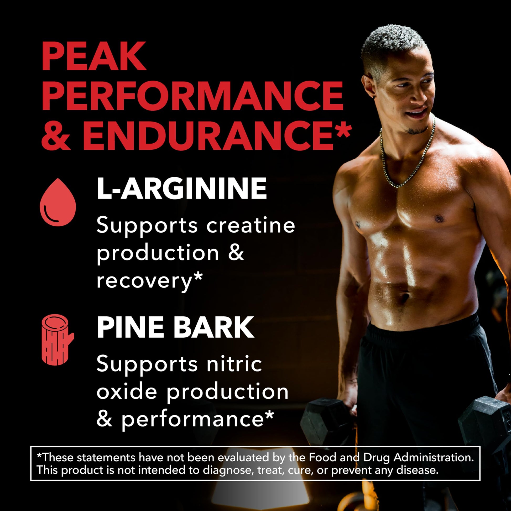 L-Arginine 1800mg and Pine Bark Extract 100mg - Nitric Oxide Supplement for Men - Performance Supplement for Men's Health - 90 Count - Endurance, Recovery Support HAVASU NUTRITION buy supplements canada