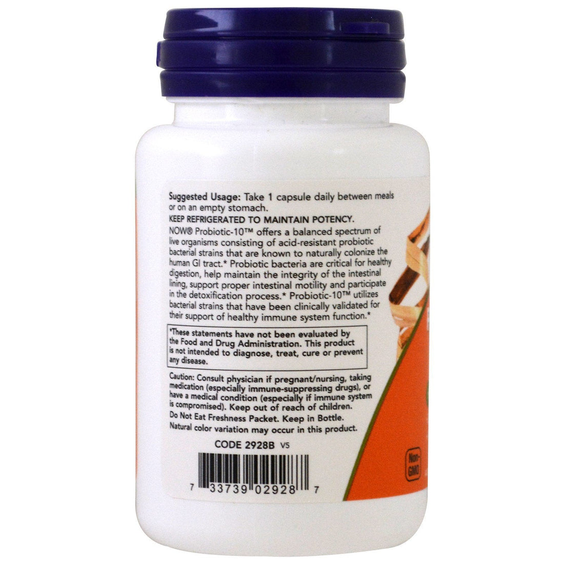 Probiotic10 50 Billion - Now Foods - 50 - VegCap -(Pack of 2) NOW Foods buy supplements canada