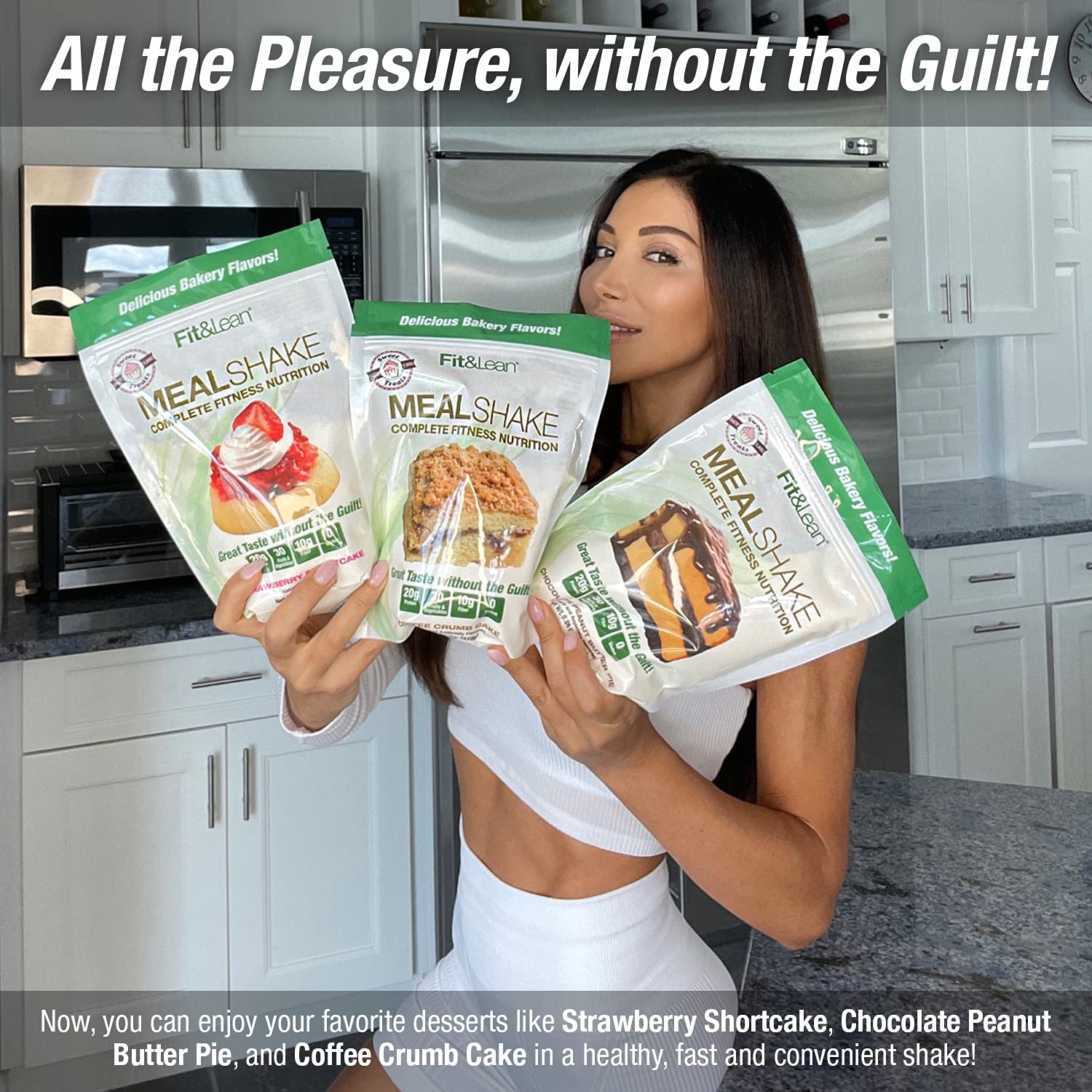 Fit & Lean Meal Shake Meal Replacement with Protein, Fiber, Probiotics and Organic Fruits Fit & Lean buy supplements canada
