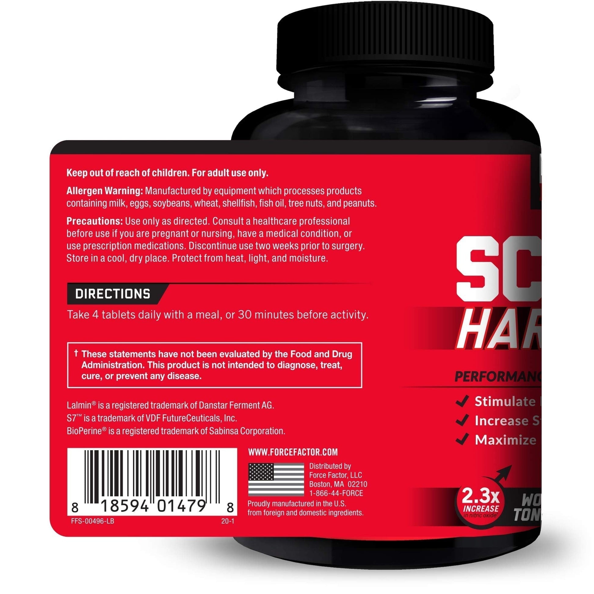 Force Factor Score! Hardcore Nitric Oxide Booster Supplement for Men with L-Citrulline Force Factor buy supplements canada