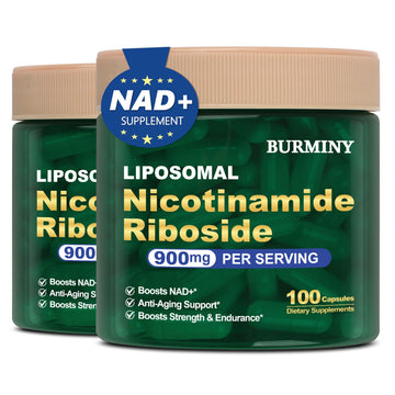 BURMINY NAD Supplement, NAD Nicotinamide Riboside Resveratrol 900mg, Liposomal NAD Supplements for Women & Man, High Purity NMNH Supplement Alternative for Anti-Aging, Energy, Focus - 2Pcs BURMINY buy supplements canada