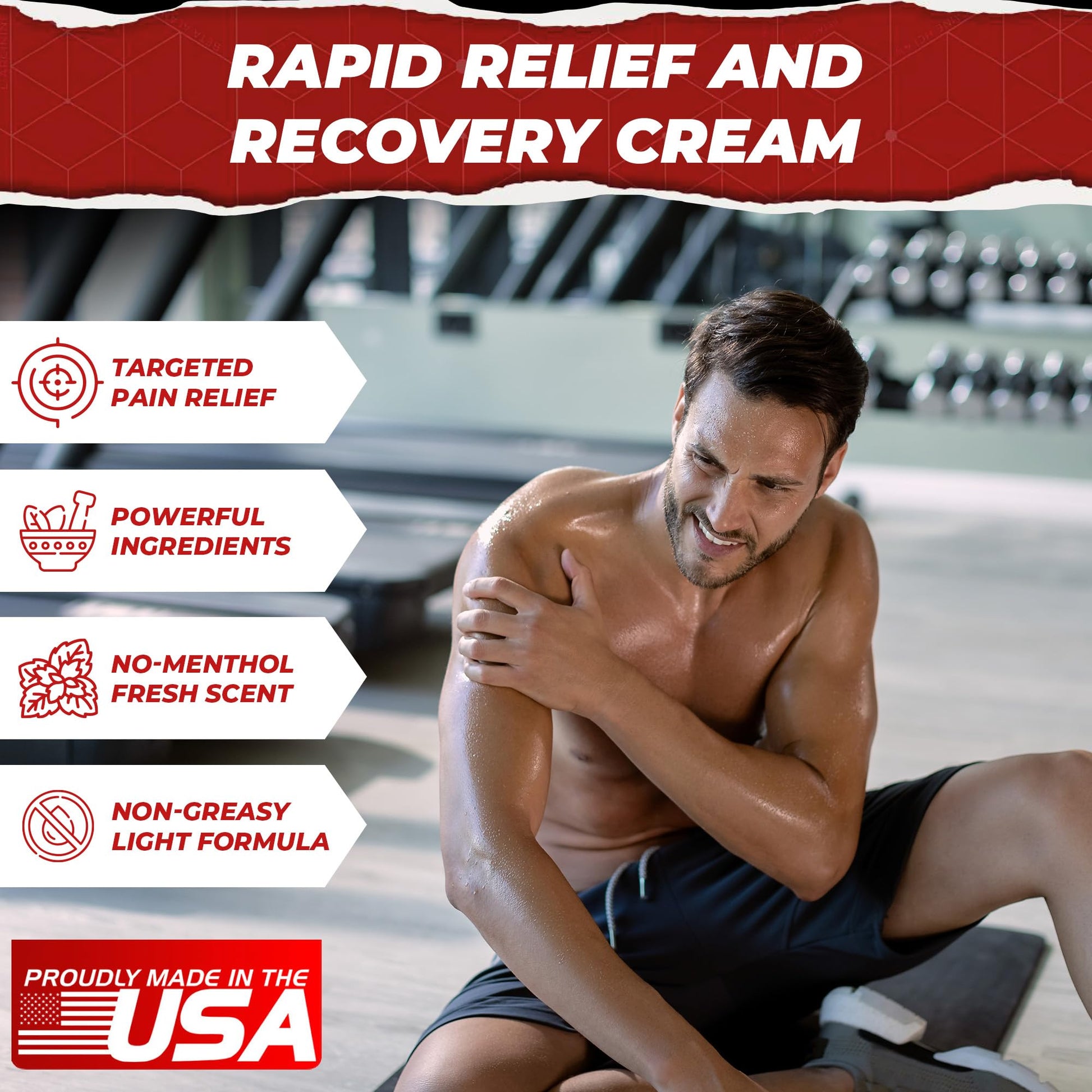 RESCUE PAIN RELIEF & RECOVERY Cream - All-in-One Solution for Back, Neck, Knee, Hand, Foot, and Shoulder Pain - Combines Power of Key Ingredients from Leading Pain Relief CreamProducts - 4 Ounces RESCUE PAIN RELIEF & RECOVERY buy supplements canada