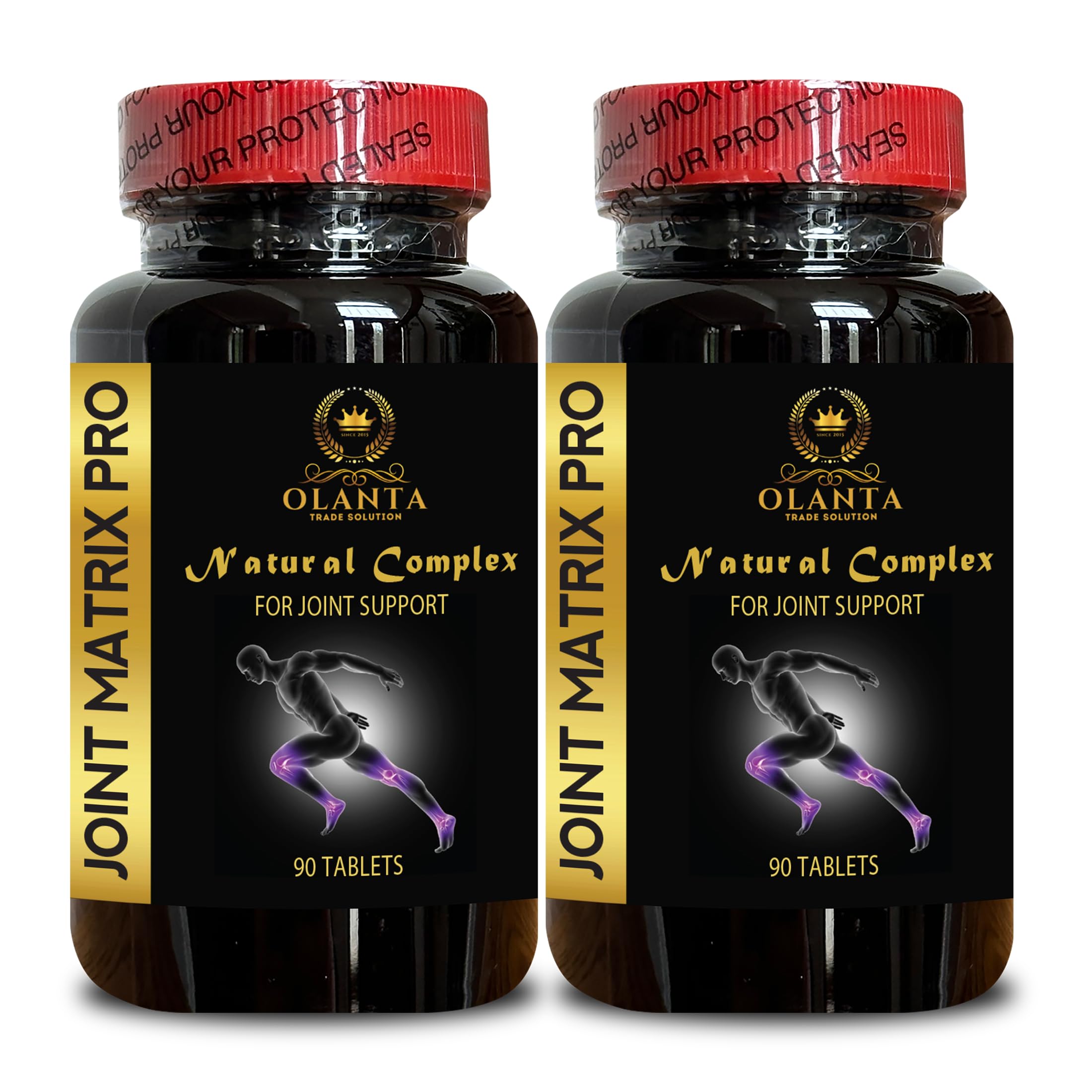 Joint Matrix PRO Natural Complex - Support Muscle Recovery, Full Joint Support, Flexibility Supplements, Natural Muscle Support - 2 Bottles 180 Tablets OLANTA TRADE SOLUTION buy supplements canada