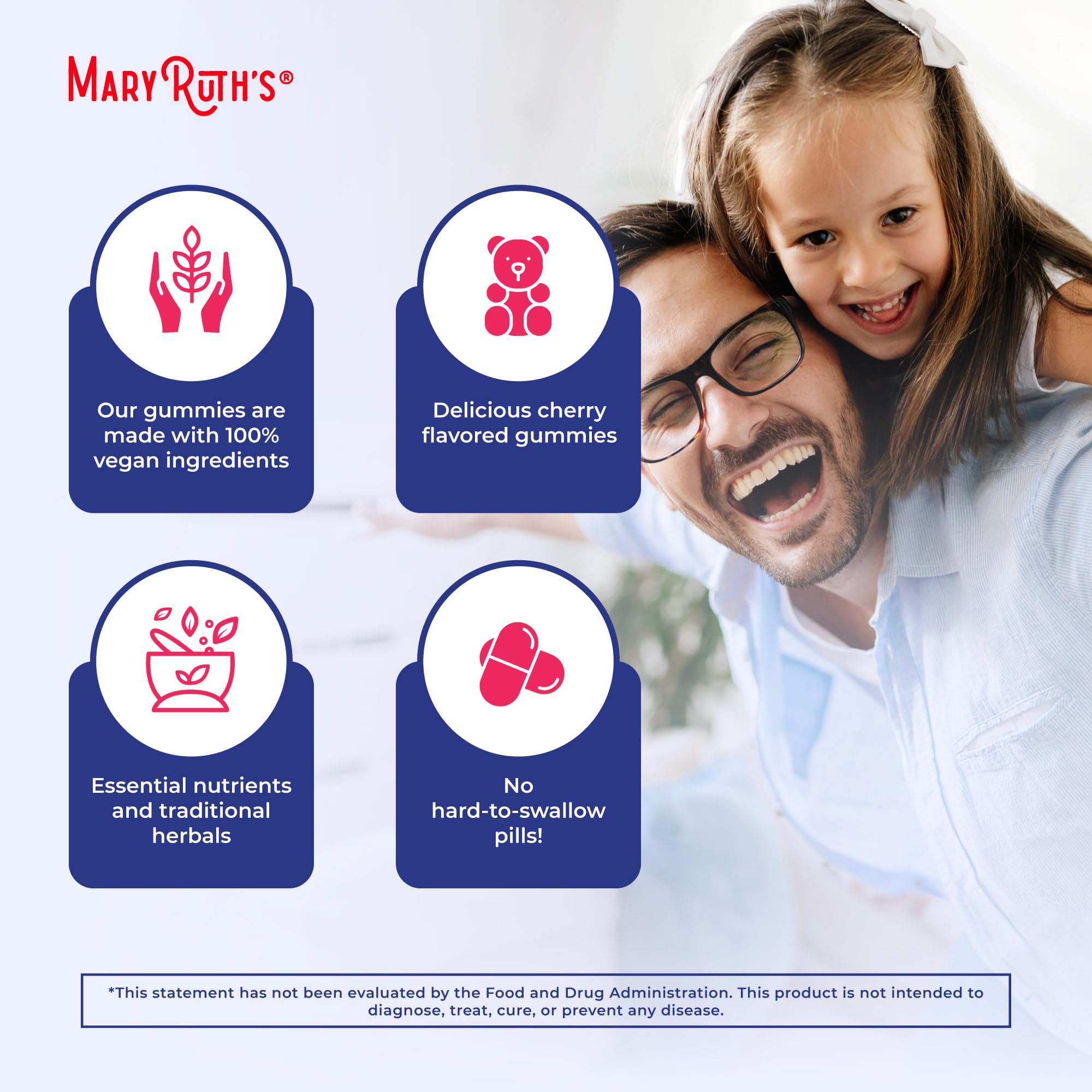 MaryRuth Organics Sugar Free Immunity Gummies | Powerful Blend | Elderberry Vitamin C & Zinc | Vitamin D3 & Echinacea | Immune Support Supplement | Gummies for Kids & Adults | Vegan | Non GMO | 90ct MARYRUTH'S buy supplements canada