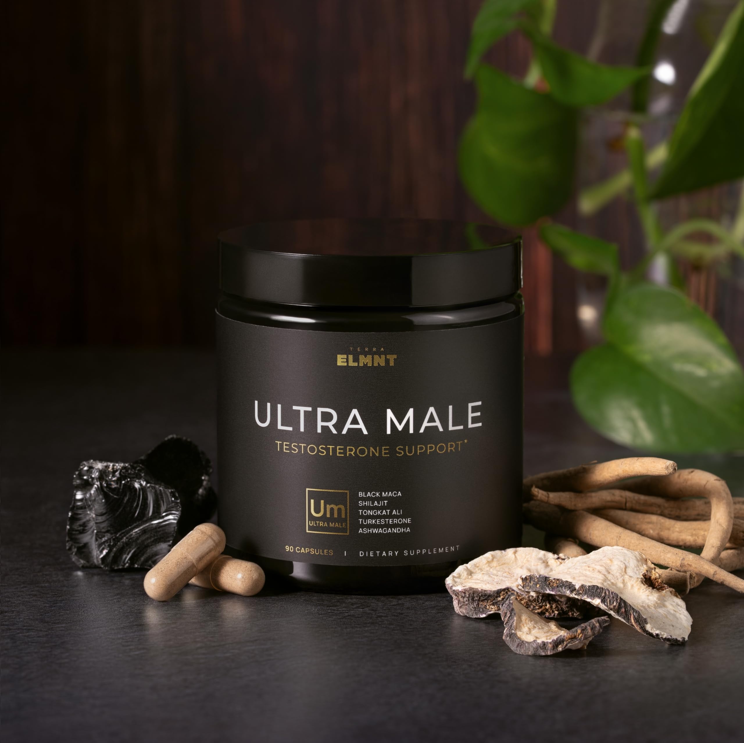 ULTRA MALE® Premium for Men w. 100:1 Shilajit, 40:1 Black Maca, Ashwagandha 25%, Tongkat Ali 10% - Clinical Strength Male Enhancing Supplement for Men Health Libido+ TERRA ELMNT buy supplements canada