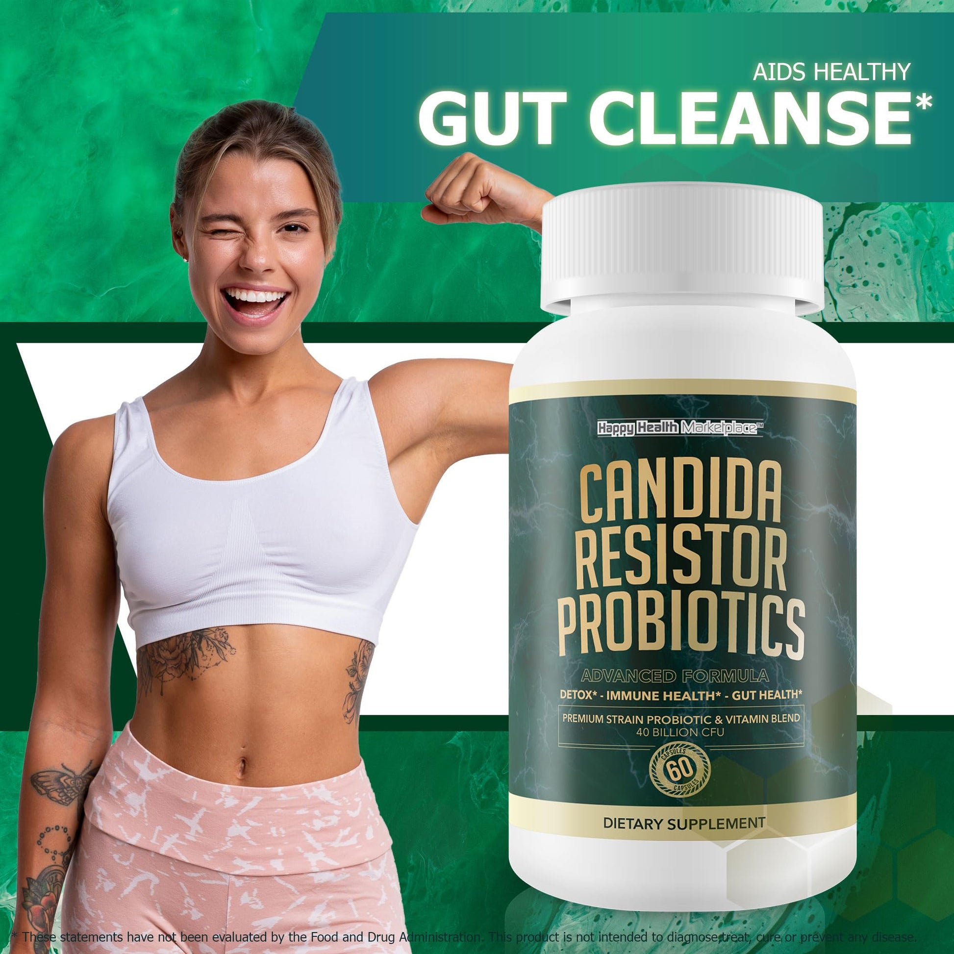 Candida Resistor Probiotics - Our Best Candida Support Capsules - Our Pills for Candida Happy Health Marketplace buy supplements canada