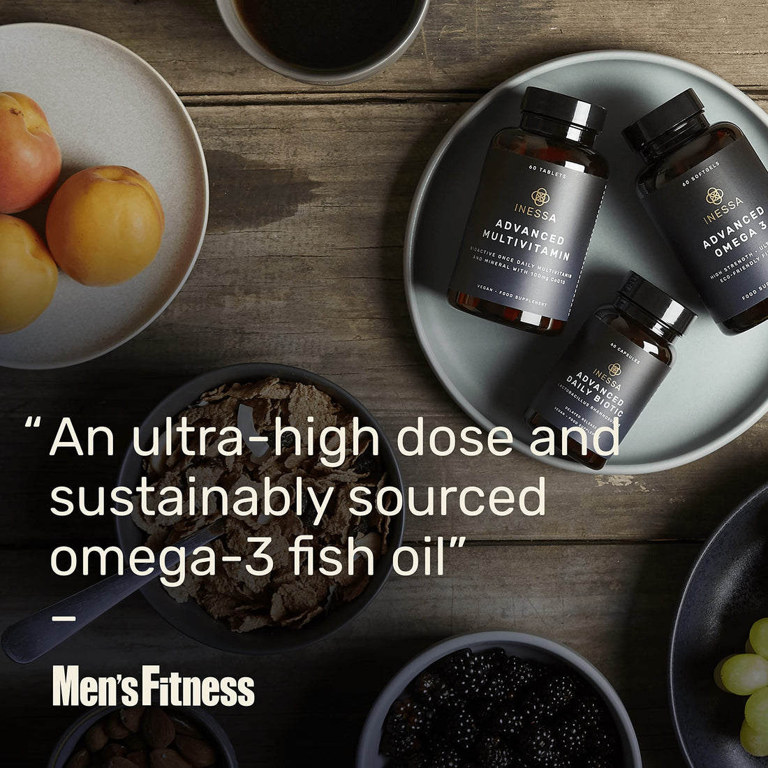 Omega 3 Fish Oil 1200mg (480mg EPA/360mg DHA per capsule) High Strength, Ultra Pure Inessa buy supplements canada