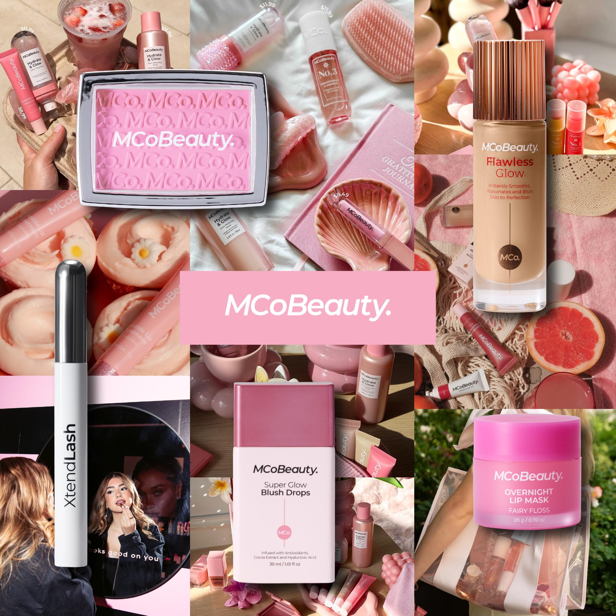 MCoBeauty - Super Glow Bronzing Drops - Effortless Face Tan with Shimmer Formula - Face Care, Bronze Drops - Contains Hyaluronic Acid, White Tea Extract, Cocoa Extract and More MCoBeauty buy supplements canada