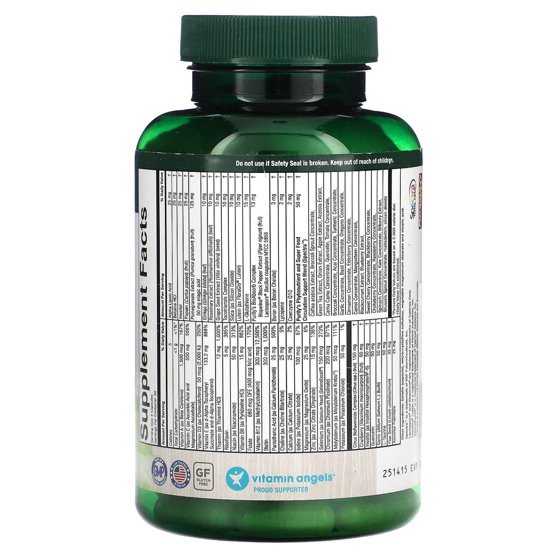 Purity Products Perfect Multi - Multivitamin Packed with Vitamins, Minerals and Phytonutrients - 60 Breakthrough Nutrients - Support for Healthy Immunity, Normal Energy Levels - 120 Capsules (1) Purity Products buy supplements canada