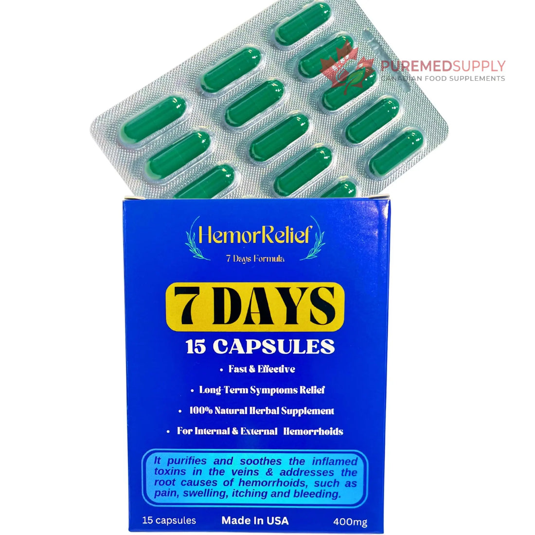 7Days Hemorrhoid Detox Formula, Works to Address The Root Causes of Hemorrhoids Provide Fast & Long-Lasting Relief Generic buy supplements canada