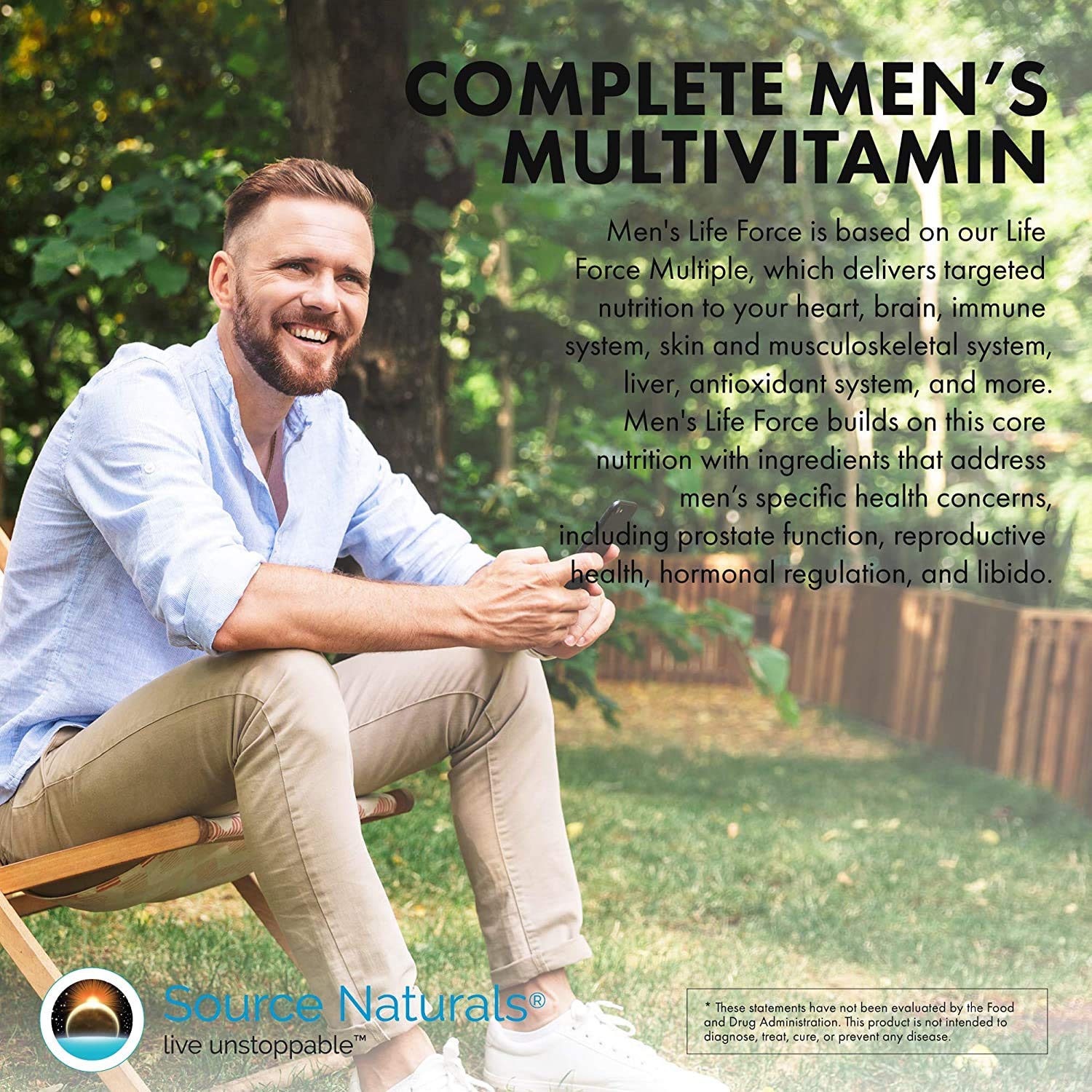 Source Naturals Men's Life Force Multiple Daily Multivitamin & Immune Health Supplement - 13 Essential Vitamins, Nutrients & Minerals* - 45 Tablets Source Naturals buy supplements canada