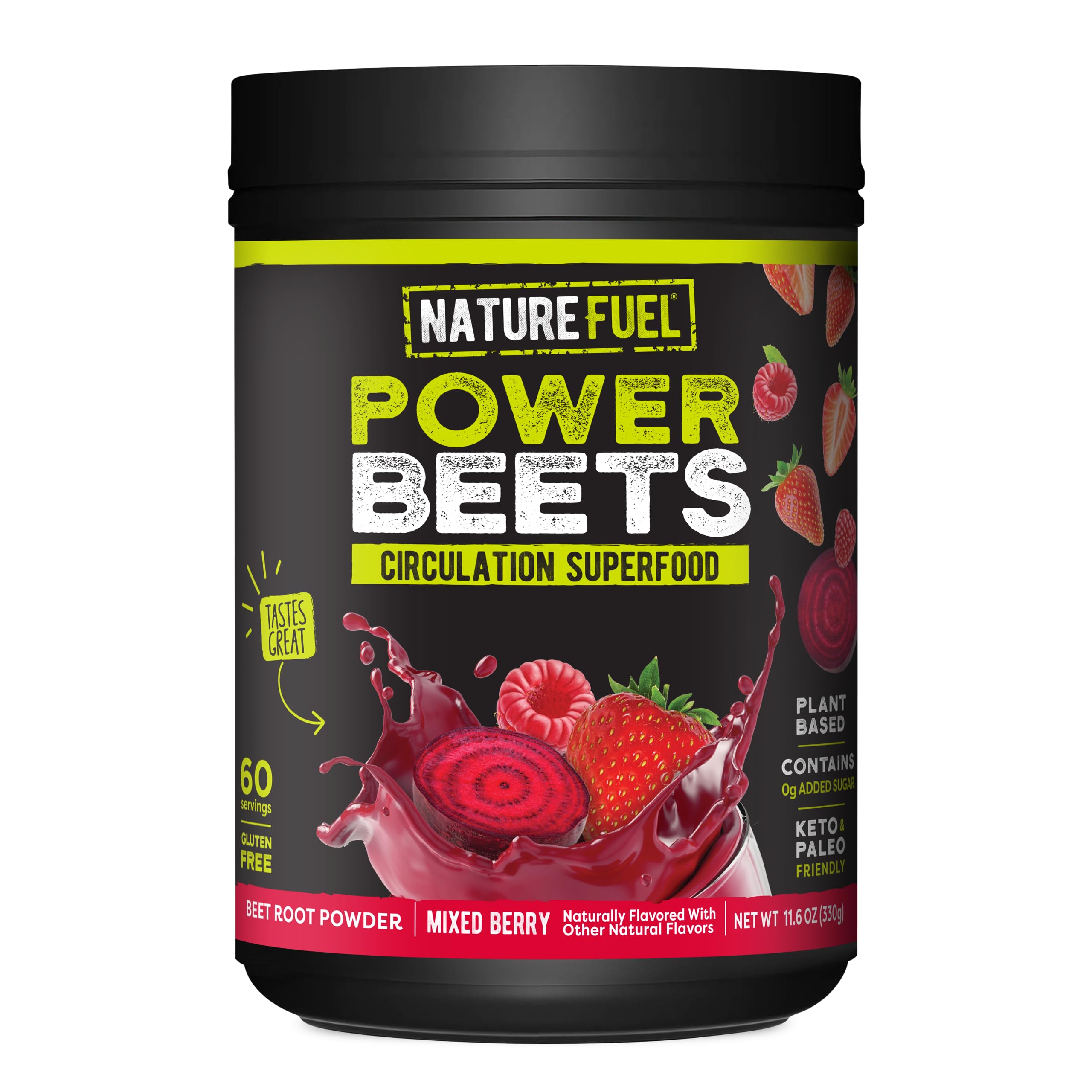 Nature Fuel Power Beets Powder, Delicious Acai Berry Pomegranate, Concentrated Superfood Healthy Delights buy supplements canada