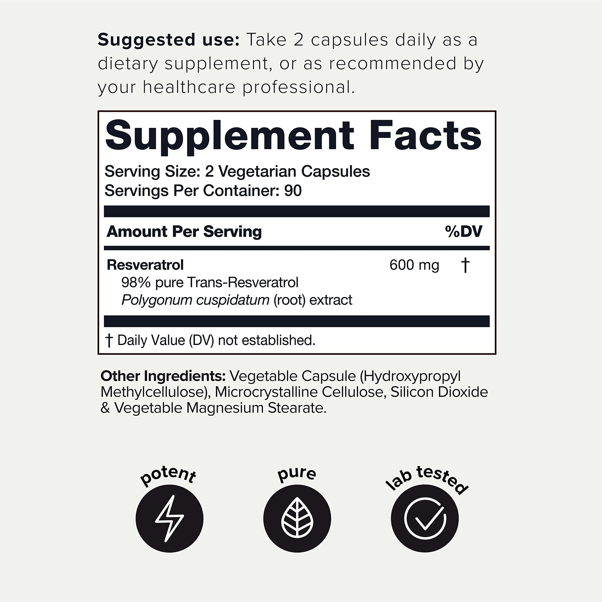 Toniiq Ultra High Purity Resveratrol Capsules - 98% Trans-Resveratrol - Highly Purified Toniiq buy supplements canada