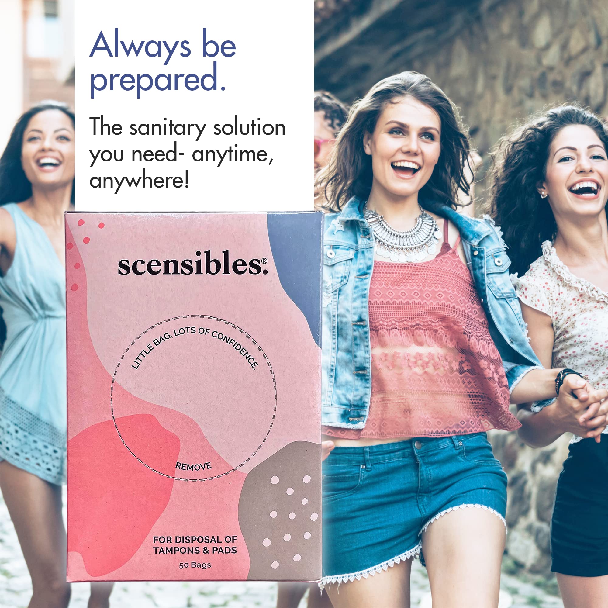 Scensibles Personal Care Disposal Bags (50 Count) - For Tampons, Pads, Liners, Condoms & More SCENSIBLES buy supplements canada