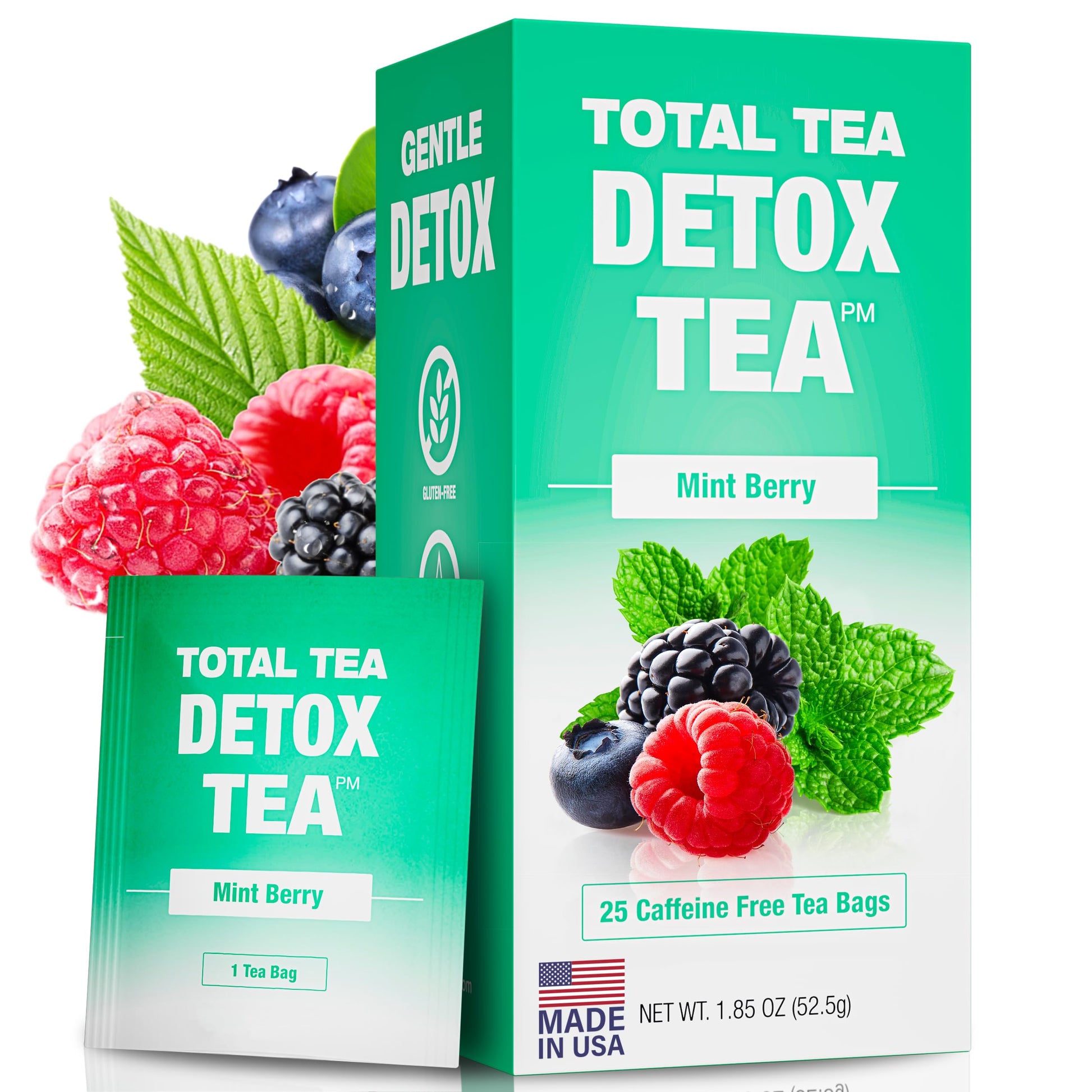 Total Tea Slimming Detox Tea for a Healthy Weight Support - Caffeine Free - Herbal Total Tea buy supplements canada