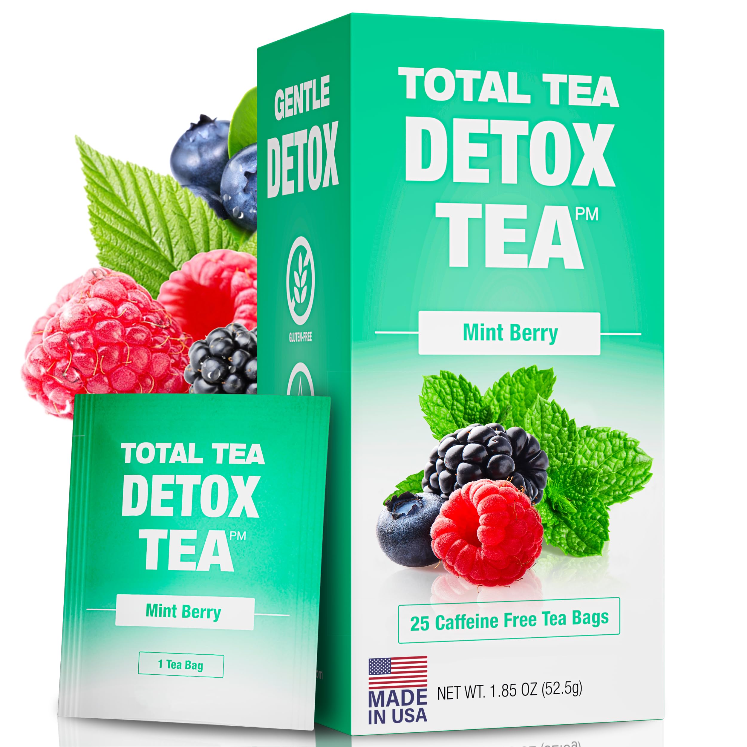 Total Tea Slimming Detox Tea for a Healthy Weight Support - Caffeine Free - Herbal Total Tea buy supplements canada