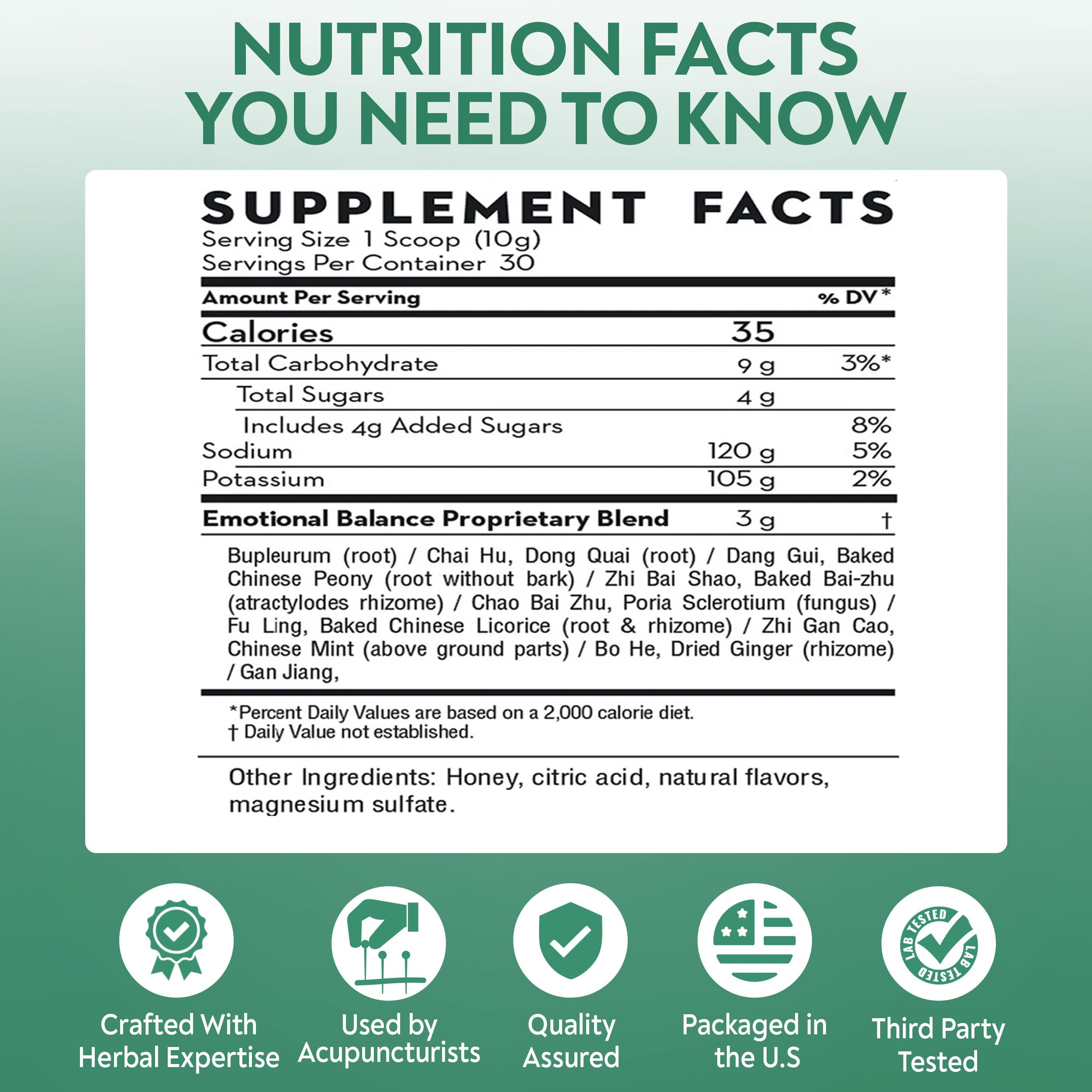 D'AO Labs Emotional Balance - Emotional Balance Powder - Calm & Stress Relief - Effervescent Powder with Apple-Cucumber Flavor - Xiao Yao San Traditional Chinese Herbal - 30 Individual Servings DAO Labs buy supplements canada
