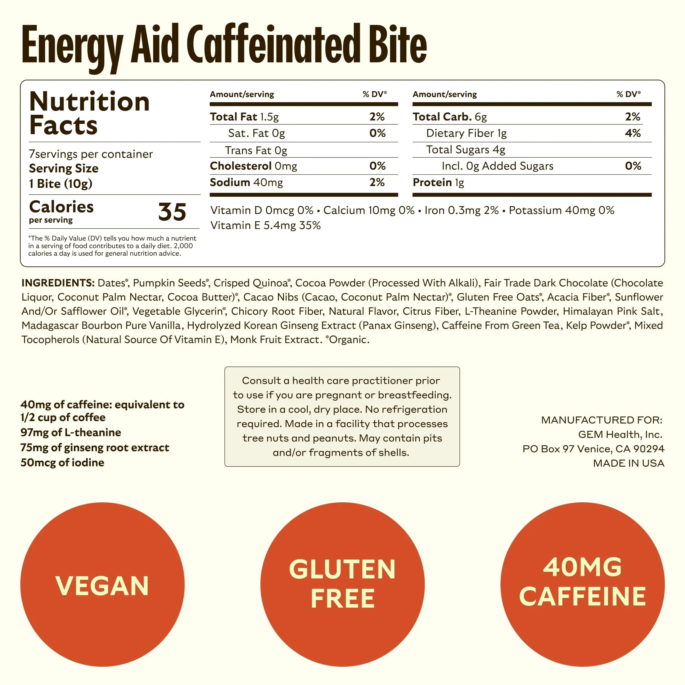 GEM Daily Superfood and Energy Support for Women & Men, Natural Whole Foods with Essential 20+ Whole-Food Vitamins, Minerals GEM buy supplements canada