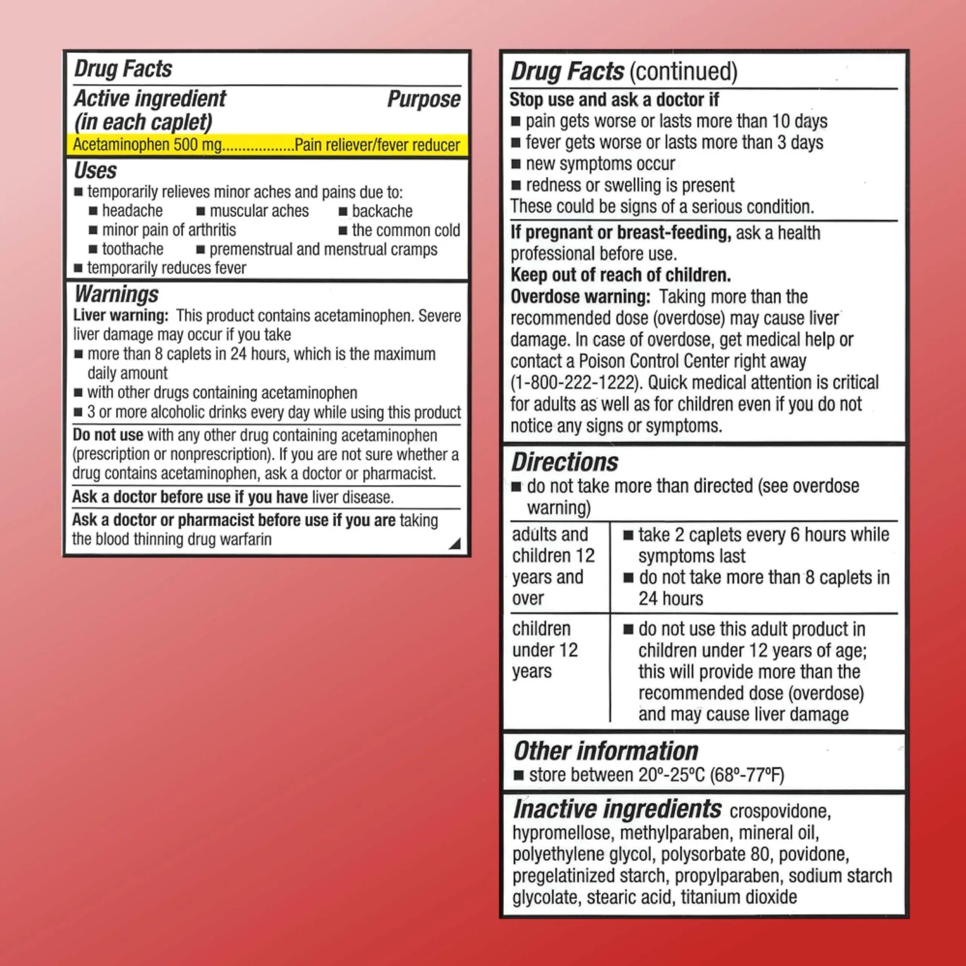 Quality Choice Easy Open Extra Strength Pain Relief, Acetaminophen 500mg Extra Strength, Pain Reliever and Fever Reducer for Headache, Backache, Toothache and Muscle Aches, 150 Count Bottle. Quality Choice buy supplements canada