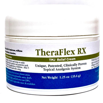 Theraflex RX® TMJ Cream (Doctor Formulated). This is a Patented Topical Cream which Provides Masseter Muscle and temporomandibular Joint Relief (TMJ) Theraflex RX buy supplements canada