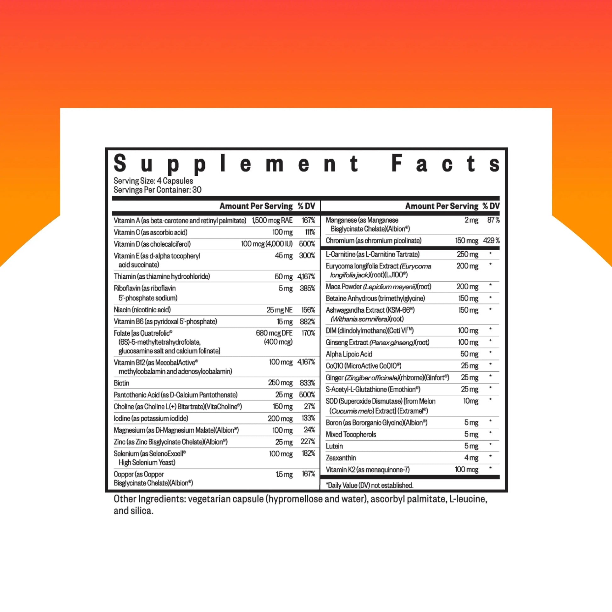 Seeking Health Optimal Man - Multivitamin Supplement with Zinc, Active Folate, & Alpha-Lipoic Acid - Multivitamin Supports Energy & Brain Health - Support Healthy Aging Seeking Health buy supplements canada