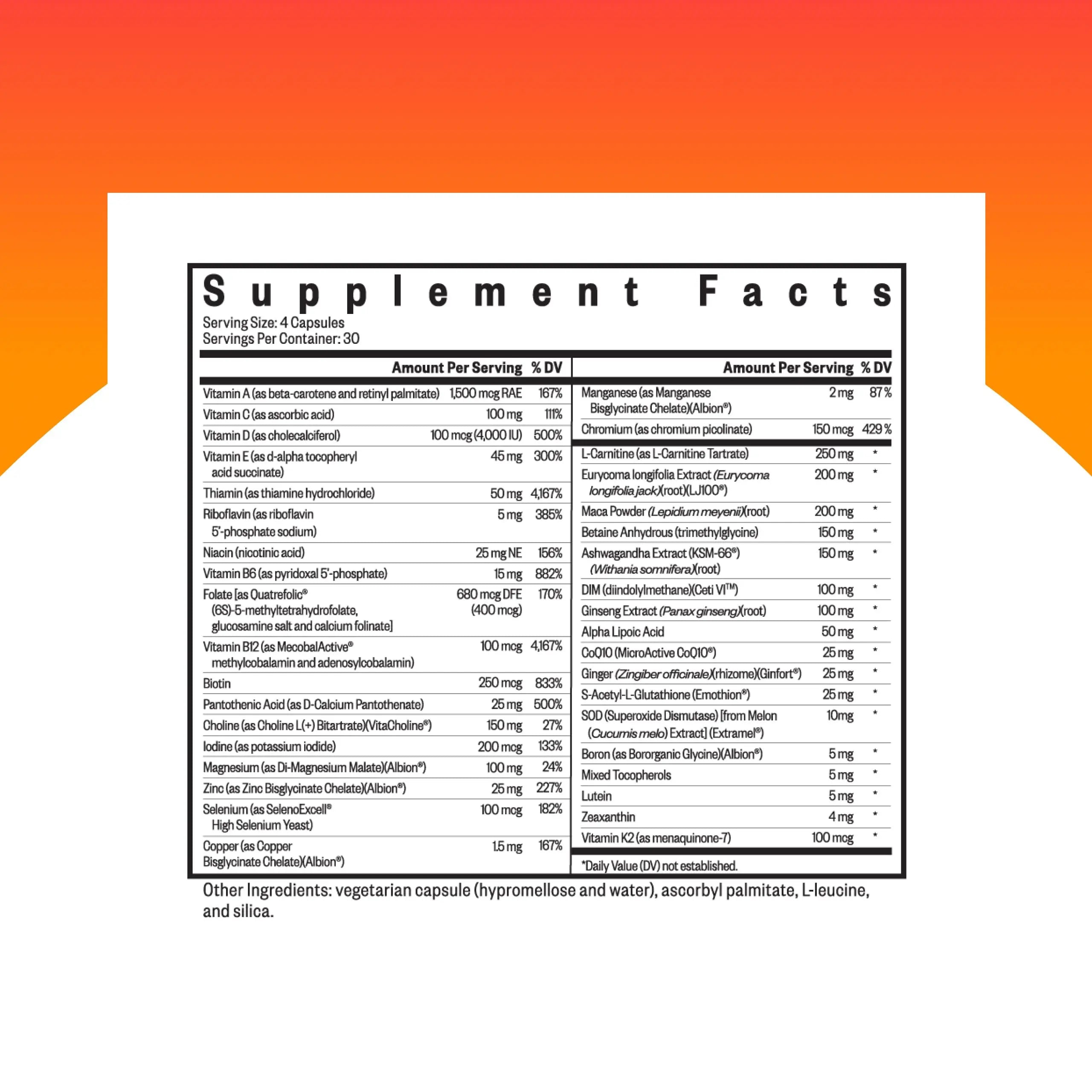Seeking Health Optimal Man - Multivitamin Supplement with Zinc, Active Folate, & Alpha-Lipoic Acid - Multivitamin Supports Energy & Brain Health - Support Healthy Aging Seeking Health buy supplements canada