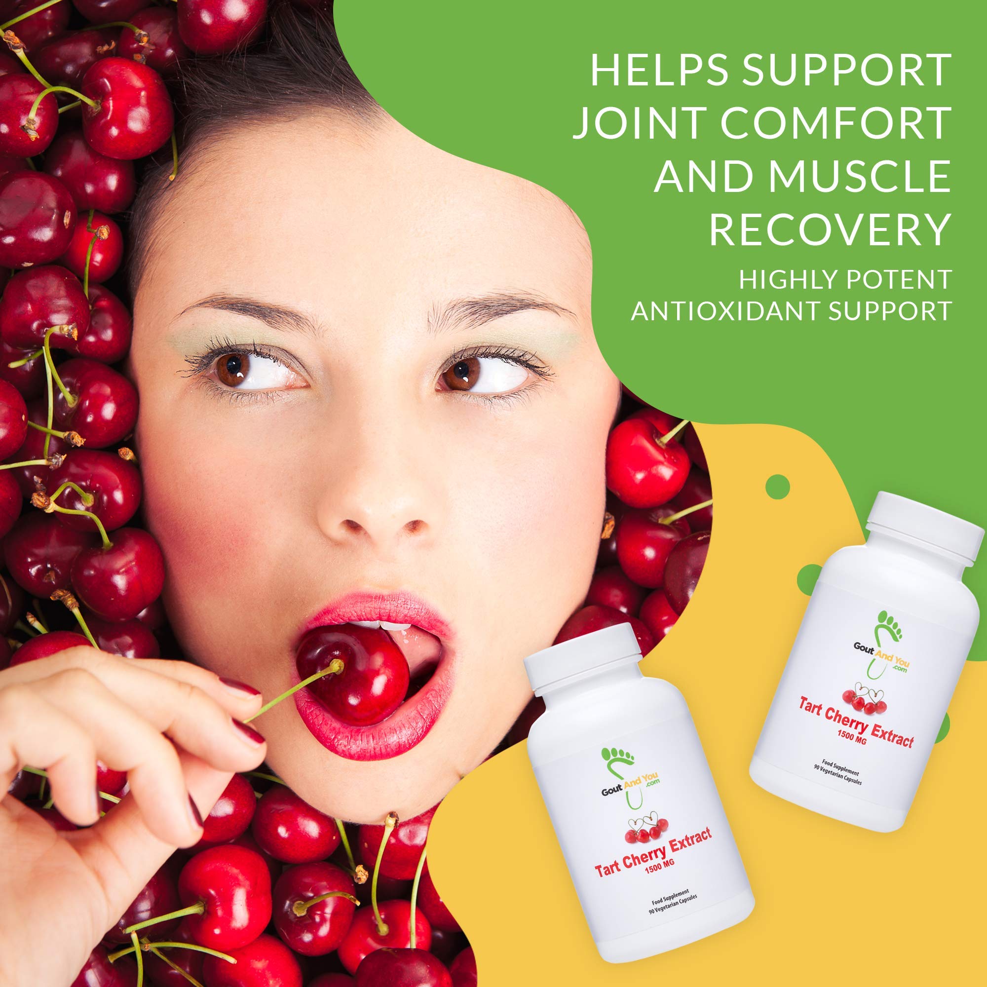 Tart Cherry Extract and Joint & Muscle Relief Cream Bundle Gout and You buy supplements canada