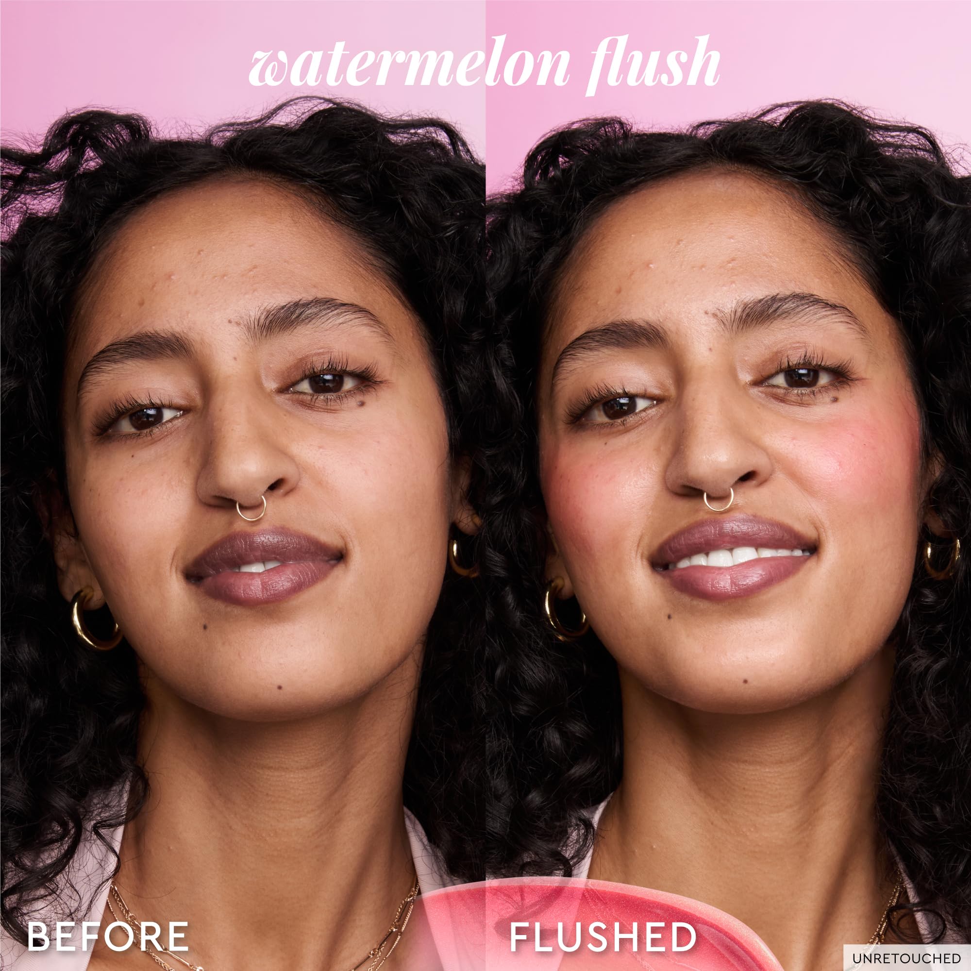 Glow Recipe Niacinamide Dewy Flush Tinted Liquid Blush Serum - Glowy Blush for Cheeks to Smooth, Hydrate & Brighten - Liquid Korean Makeup with Buildable Soft Pink Tint - Watermelon Flush (0.4 oz) Glow Recipe buy supplements canada