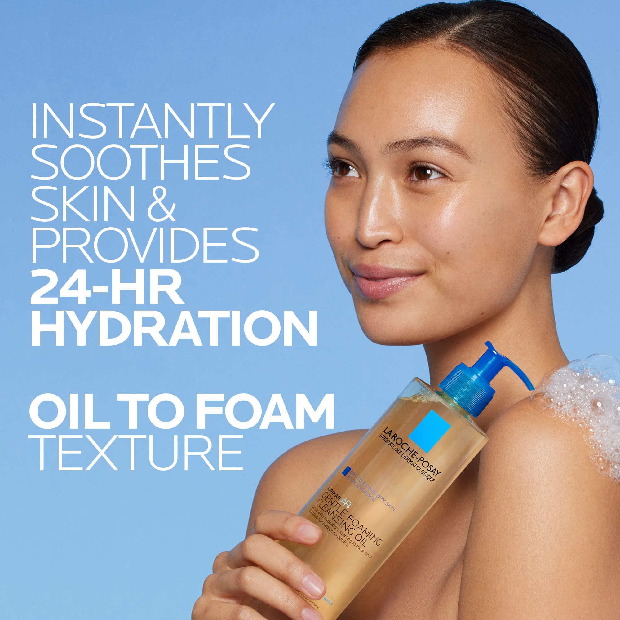 La Roche-Posay NEW Lipikar AP+ Gentle Foaming Cleansing Oil | Gentle Oil La Roche-Posay buy supplements canada
