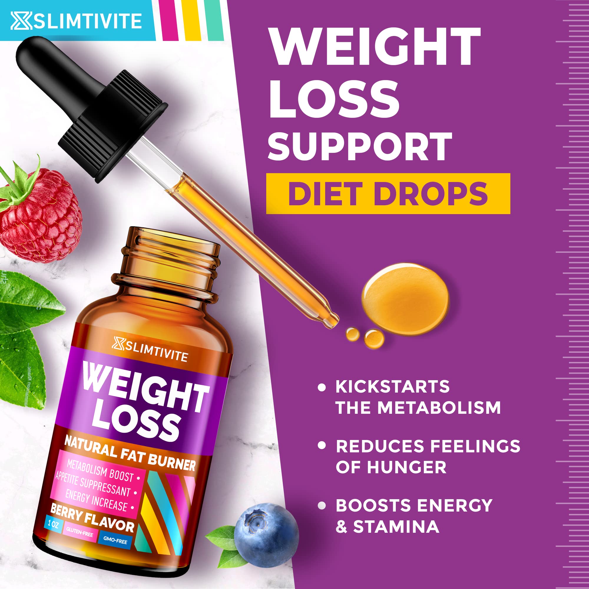 Slimtivite Weight Loss Drops - Diet Fat Effective Appetite Suppressant & Metabolism A.Vogel buy supplements canada