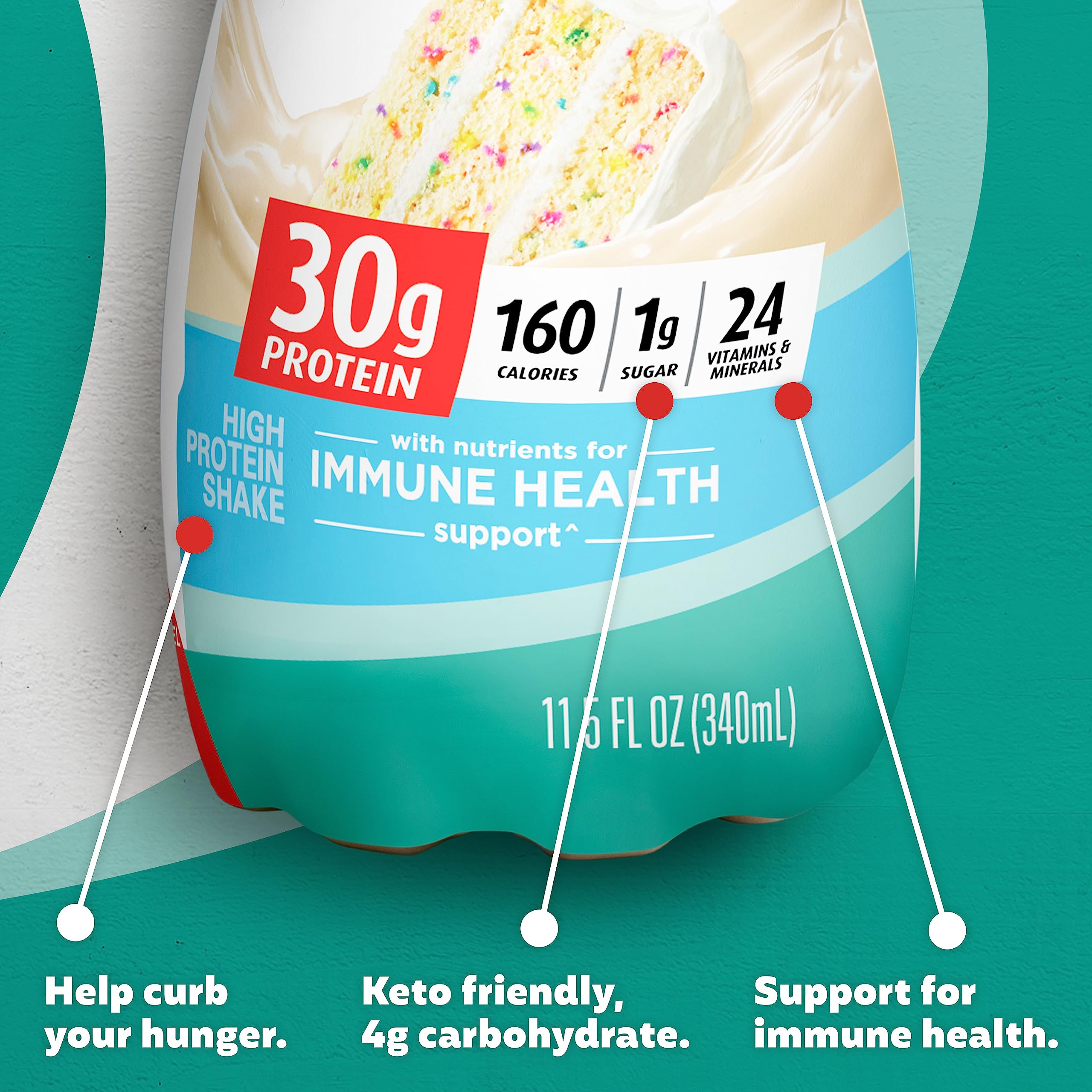 Premier Protein Shake, Cake Batter, 30g Protein, 1g Sugar, 24 Vitamins & Minerals Premier Protein buy supplements canada
