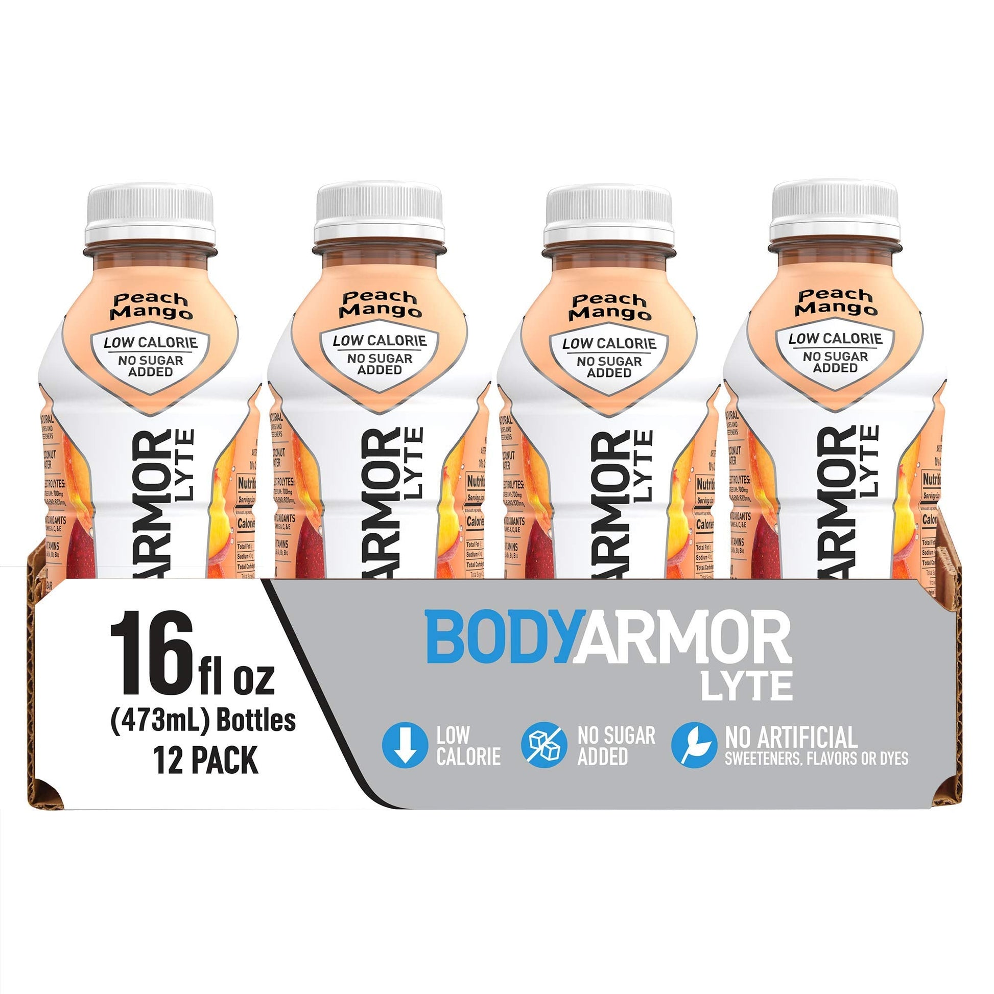 BODYARMOR LYTE Sports Drink Low-Calorie Sports Beverage, Peach Mango, Coconut BODYARMOR buy supplements canada