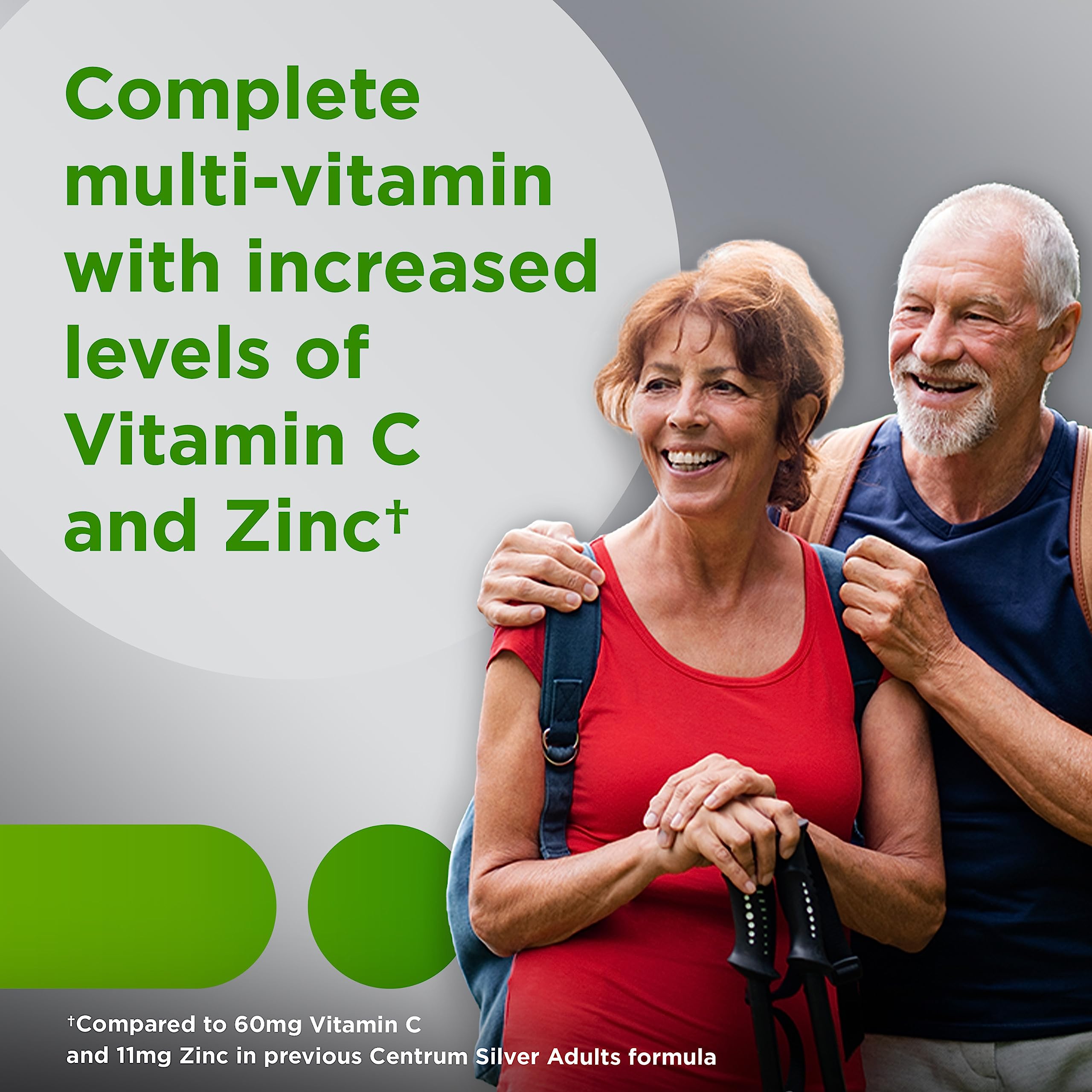 Centrum Silver Multivitamin for Adults 50 Plus, Multivitamin/Multimineral Supplement, Vitamin D3, B-Vitamins, Gluten Free Centrum buy supplements canada