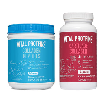 Vital Proteins Collagen Peptides Powder 19.3oz+ Collagen Pills, Type II Vital Proteins buy supplements canada