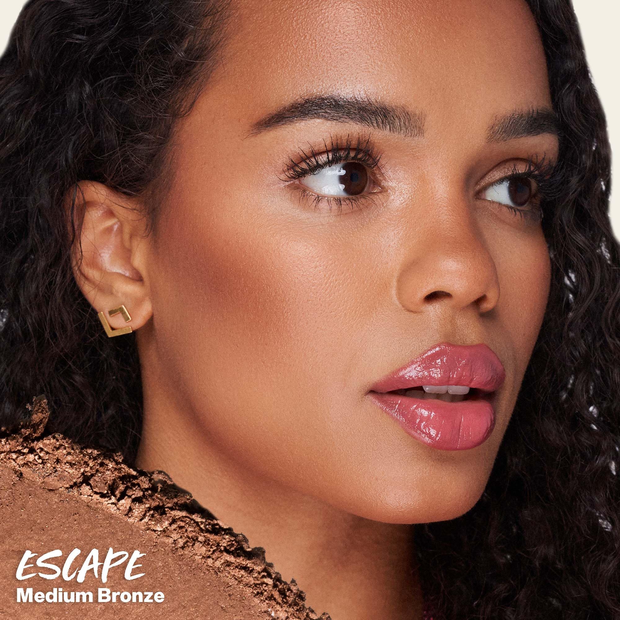 Kosas Sun Show Glowy Warmth Baked Bronzer - Contouring Powder for Cheekbones, Nose & Jawline - Enriched with Concentrated Fatty Acids - Talc-Free, Vegan & Hypoallergenic - Escape Kosas buy supplements canada