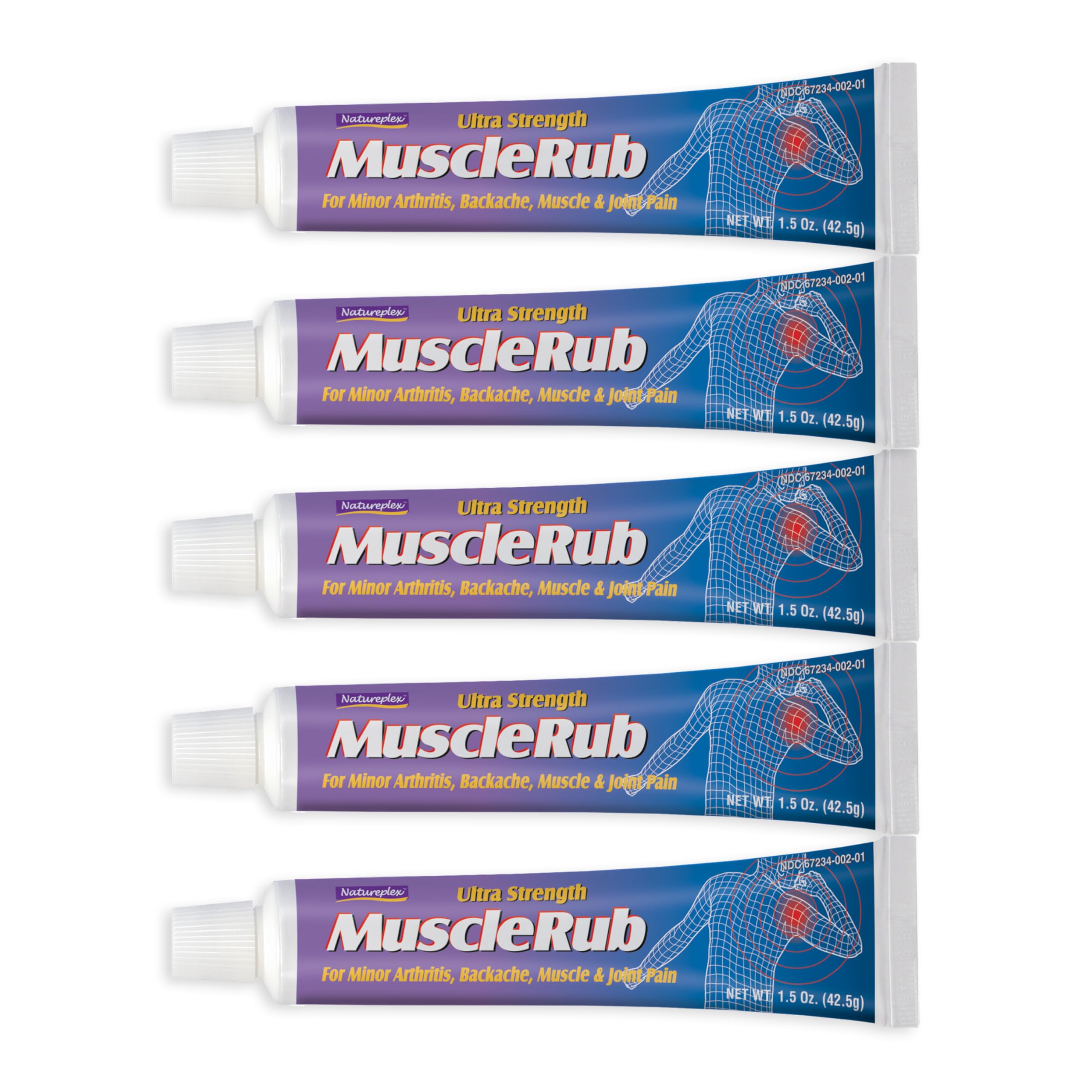 Natureplex Ultra Strength Muscle Rub Cream 1.5 oz (Pack of 5) – Menthol & Methyl Salicylate, Fast-Penetrating, Long-Lasting Relief for Muscle & Joint Discomfort (Minor Aches, Backache, Strains) Natureplex buy supplements canada