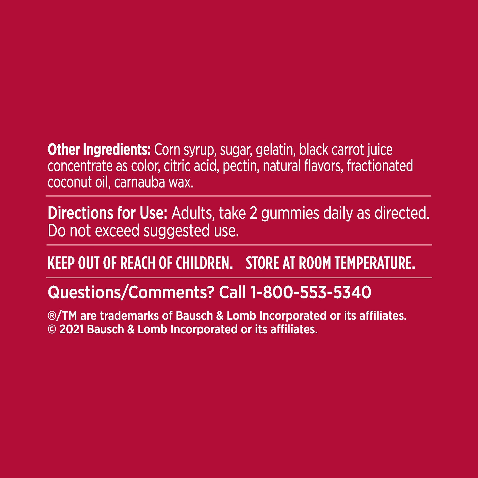 Ocuvite Vitamin & Mineral Supplement for Eye Health Adult Gummies Ocuvite buy supplements canada