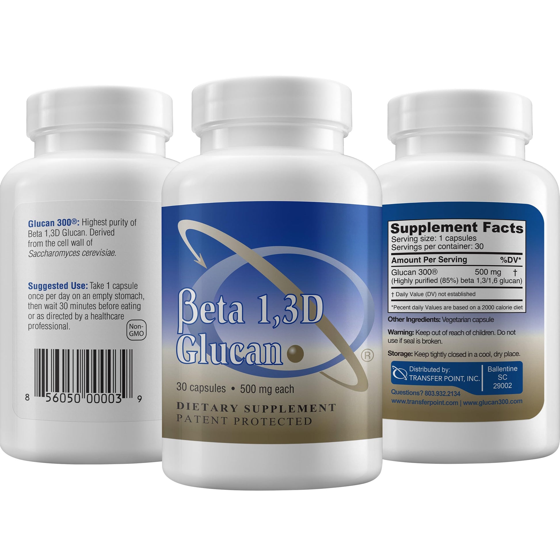 Transfer Point Immune Support Supplement Highly Purified Beta Glucan 500 mg per Capsule (b-glucan Fiber) (Pack of 1) Transfer Point buy supplements canada
