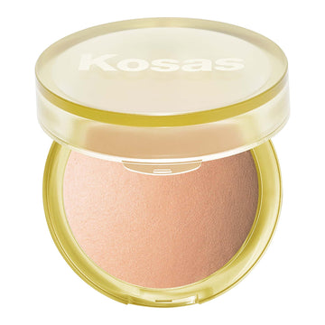 Kosas Sun Show Glowy Warmth Baked Bronzer - Contouring Powder for Cheekbones, Nose & Jawline - Enriched with Concentrated Fatty Acids - Talc-Free, Vegan & Hypoallergenic - Waves Kosas buy supplements canada