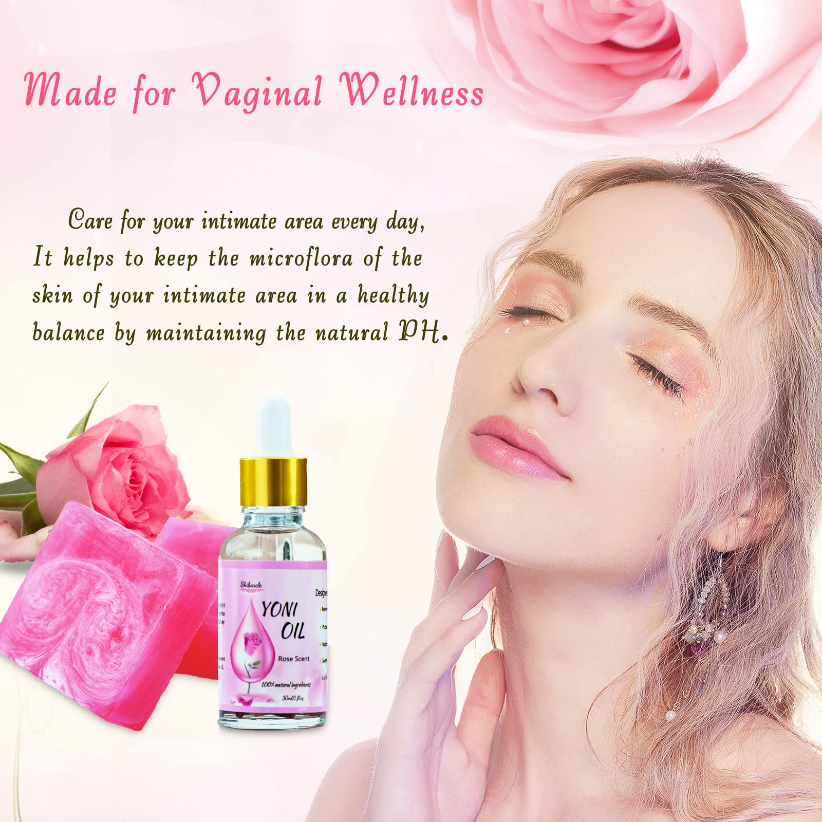 Yoni Soap Bars and Natural Yoni Oil Set, Yoni Oil Vaginal Wash for Women Feminine Wash Vaginial Shibarcle buy supplements canada