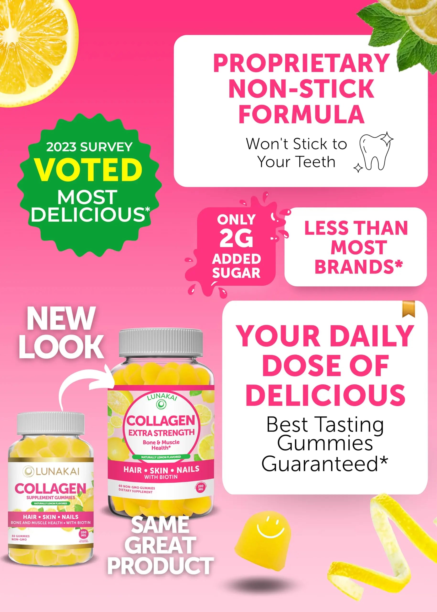 Lunakai Collagen and Women's Multivitamin Gummies Bundle - Non-GMO Anti Aging Supplements with Biotin, Zinc, Vitamin C and E Lunakai buy supplements canada