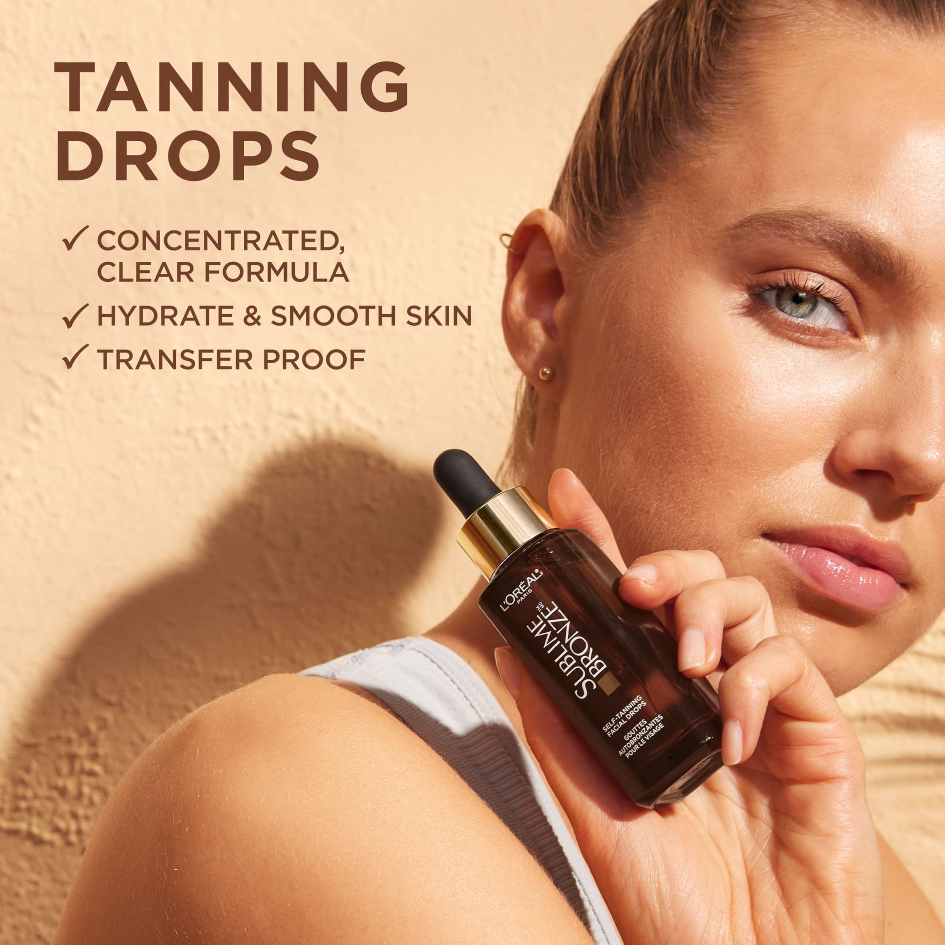 L'Oreal Paris Sublime Bronze Self Tanning Facial Drops with Hyaluronic Acid, Gradual Tan, Fragrance-Free, 1 fl. Oz L'Oreal Paris buy supplements canada