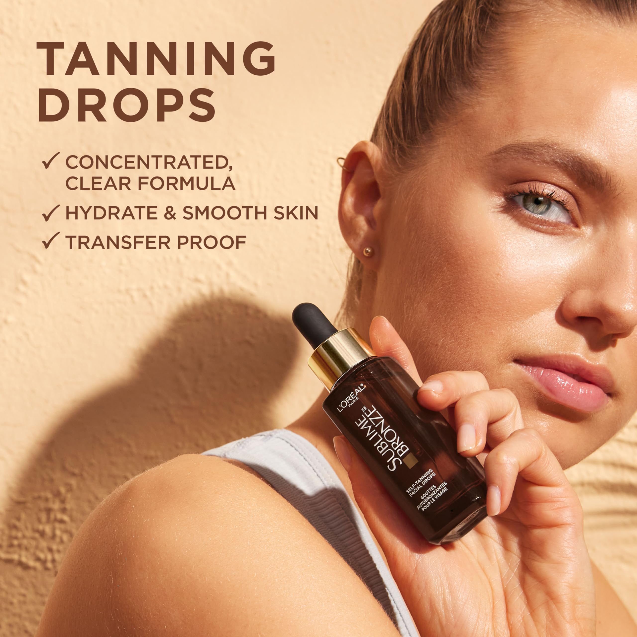 L'Oreal Paris Sublime Bronze Self Tanning Facial Drops with Hyaluronic Acid, Gradual Tan, Fragrance-Free, 1 fl. Oz L'Oreal Paris buy supplements canada